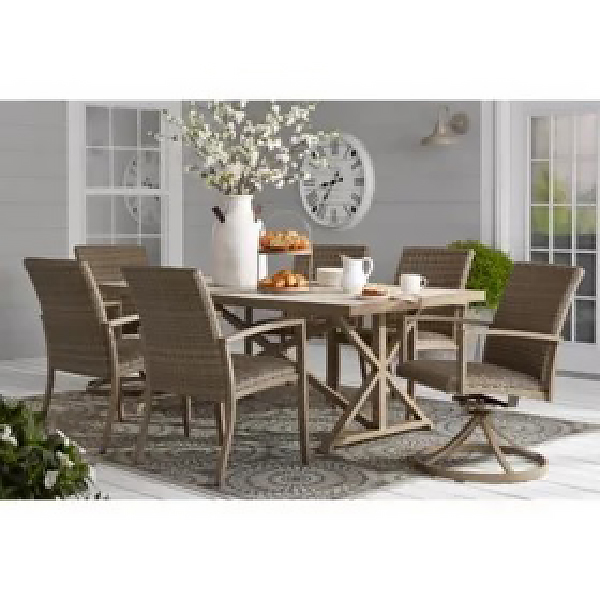 Member's Mark Contemporary "Agio Heartland Collection" 7-Piece Dining Set
