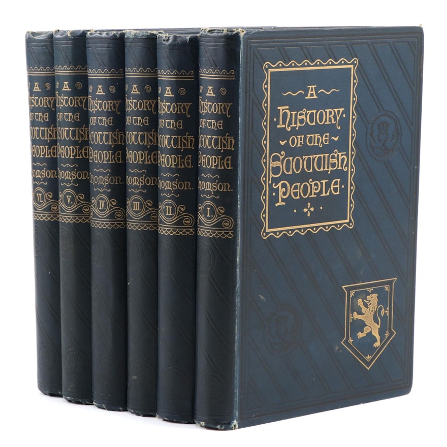 Complete "A History of the Scottish People" Six-Volume Set, 1893–1894