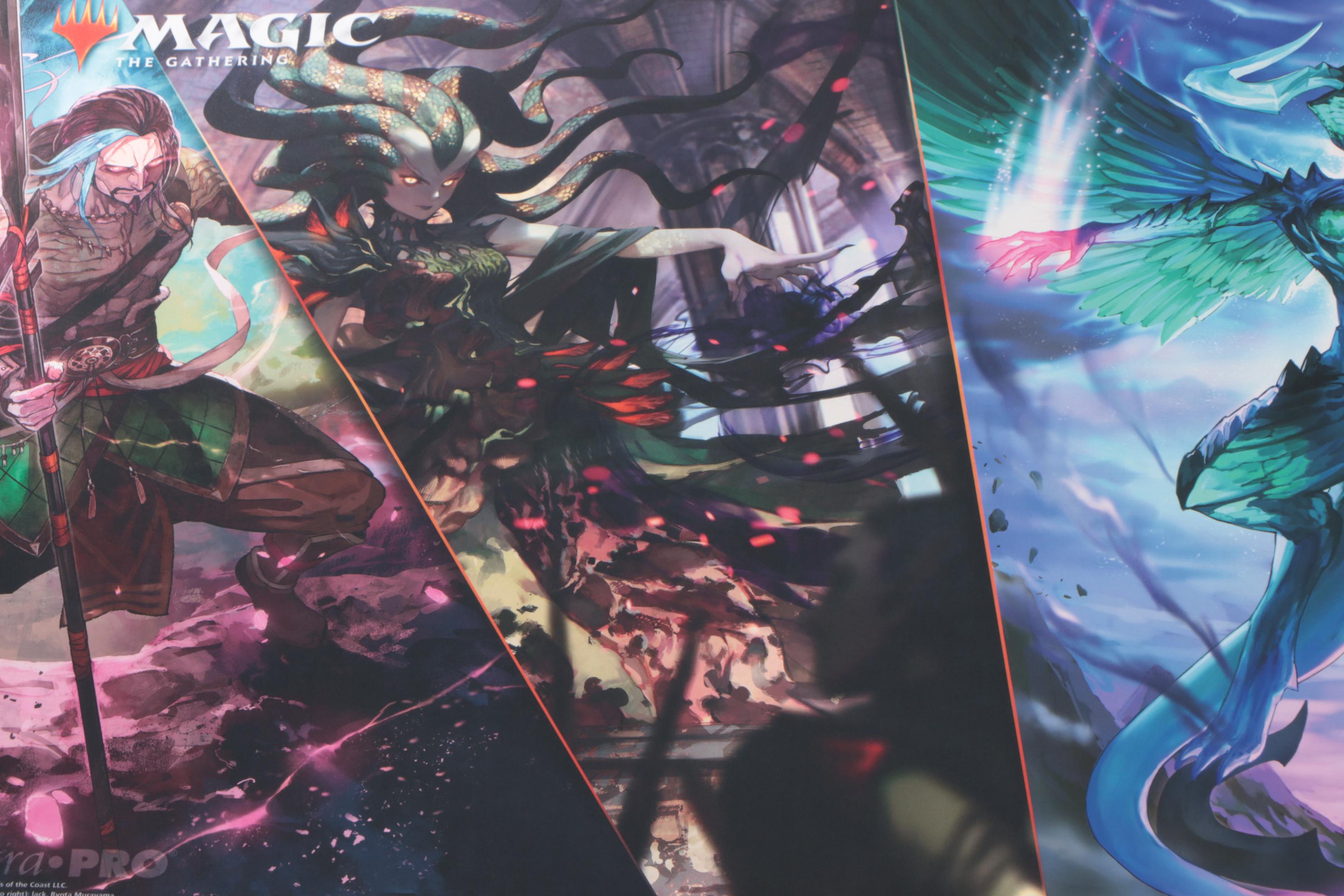 Collection of "Magic: The Gathering" Table Playmats