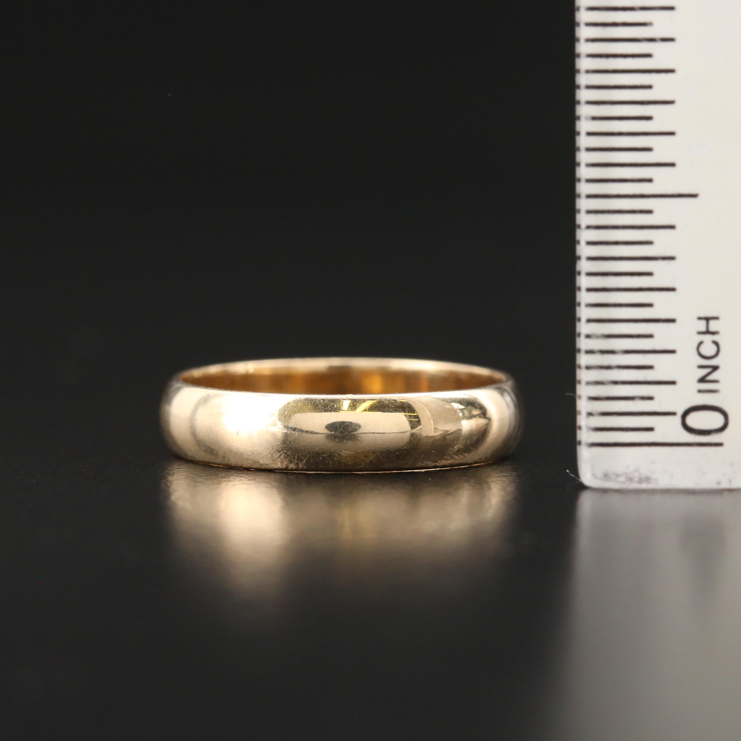 14K Gold Band