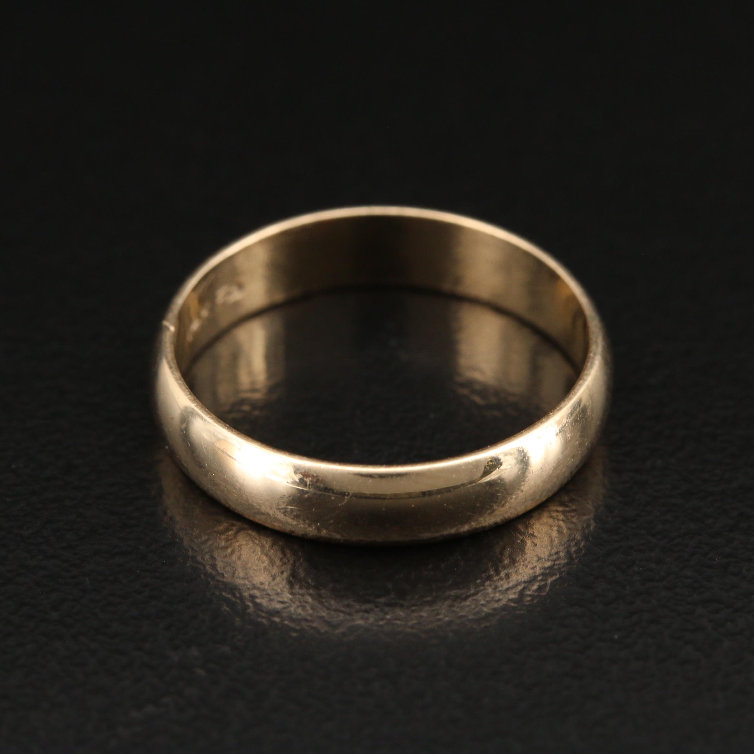14K Gold Band