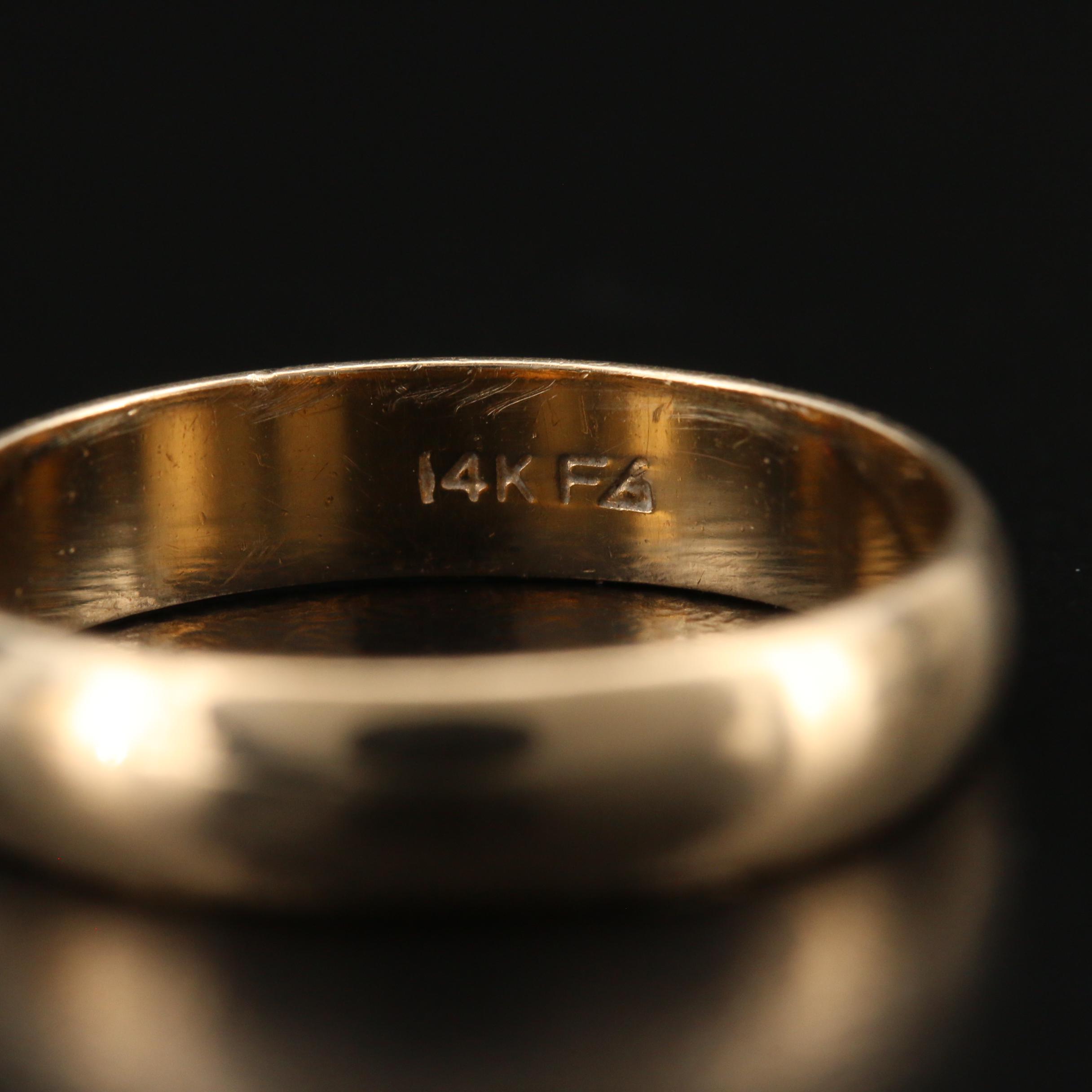 14K Gold Band