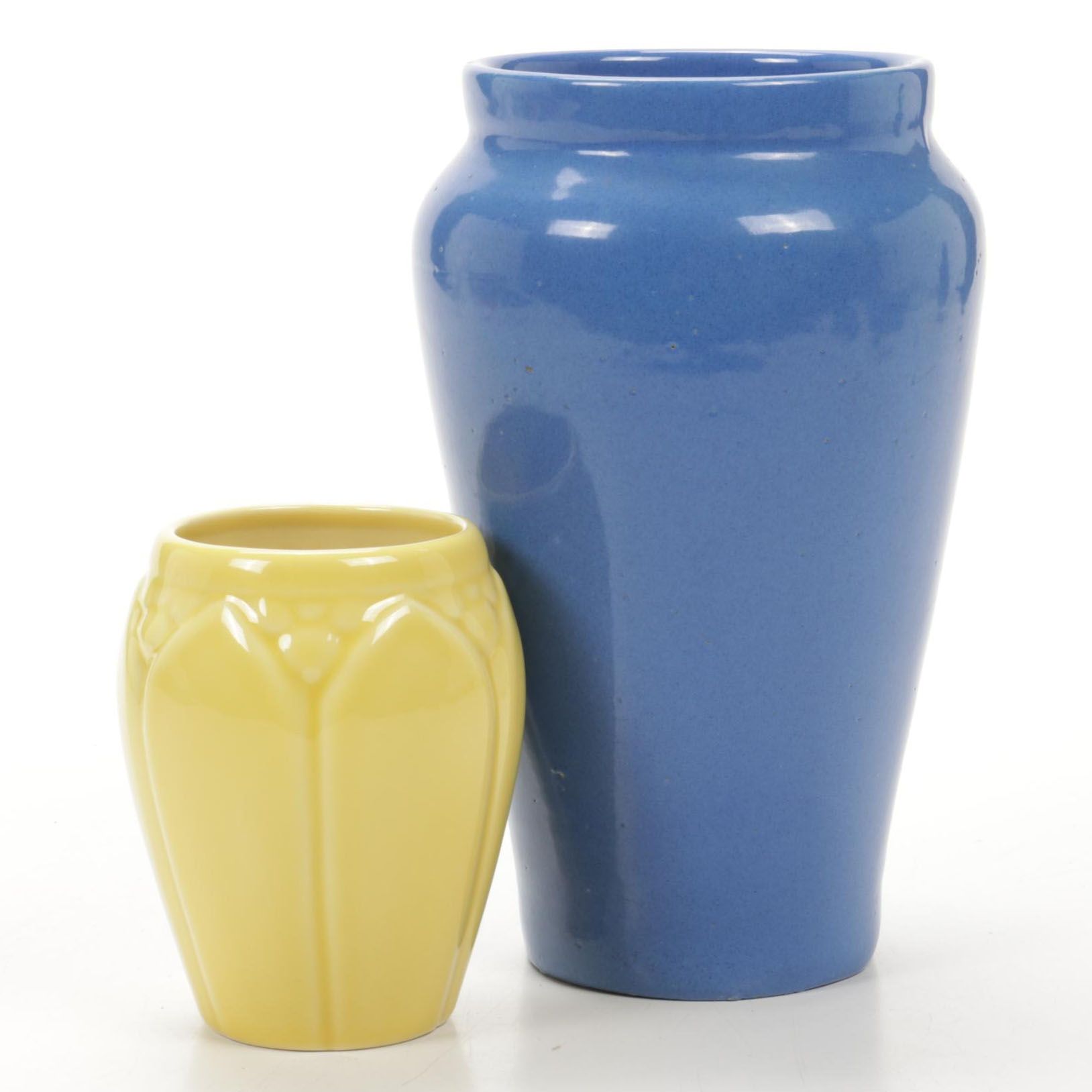 Rookwood Pottery and Bybee Pottery of Lexington Ceramic Glazed Vases