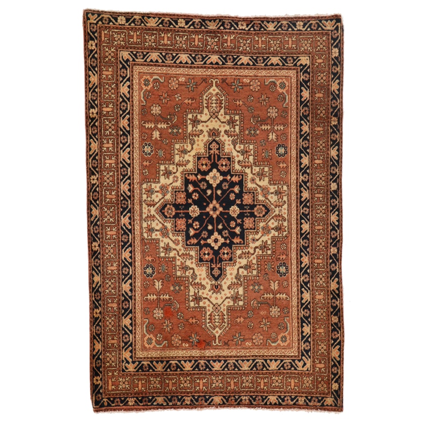 3'11 x 6' Hand-Knotted Northwest Persian Wool Area Rug