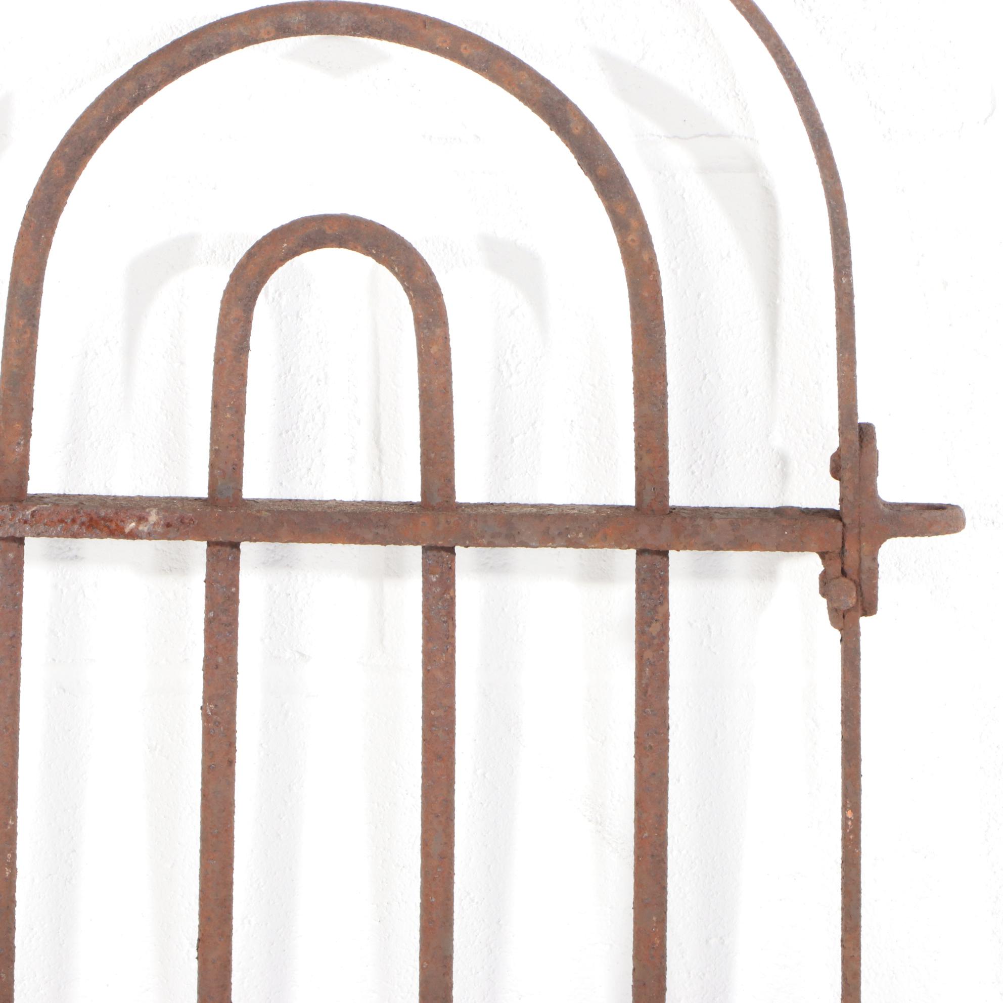 Logan Co. Cast and Wrought Iron Fence Gate, Early 20th Century
