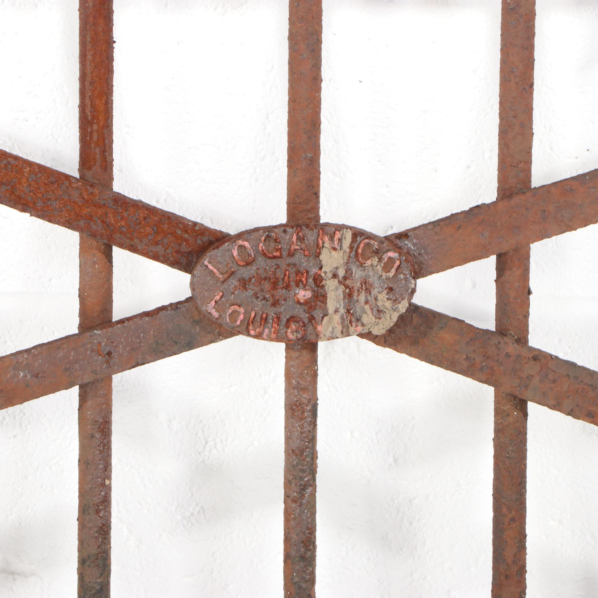 Logan Co. Cast and Wrought Iron Fence Gate, Early 20th Century