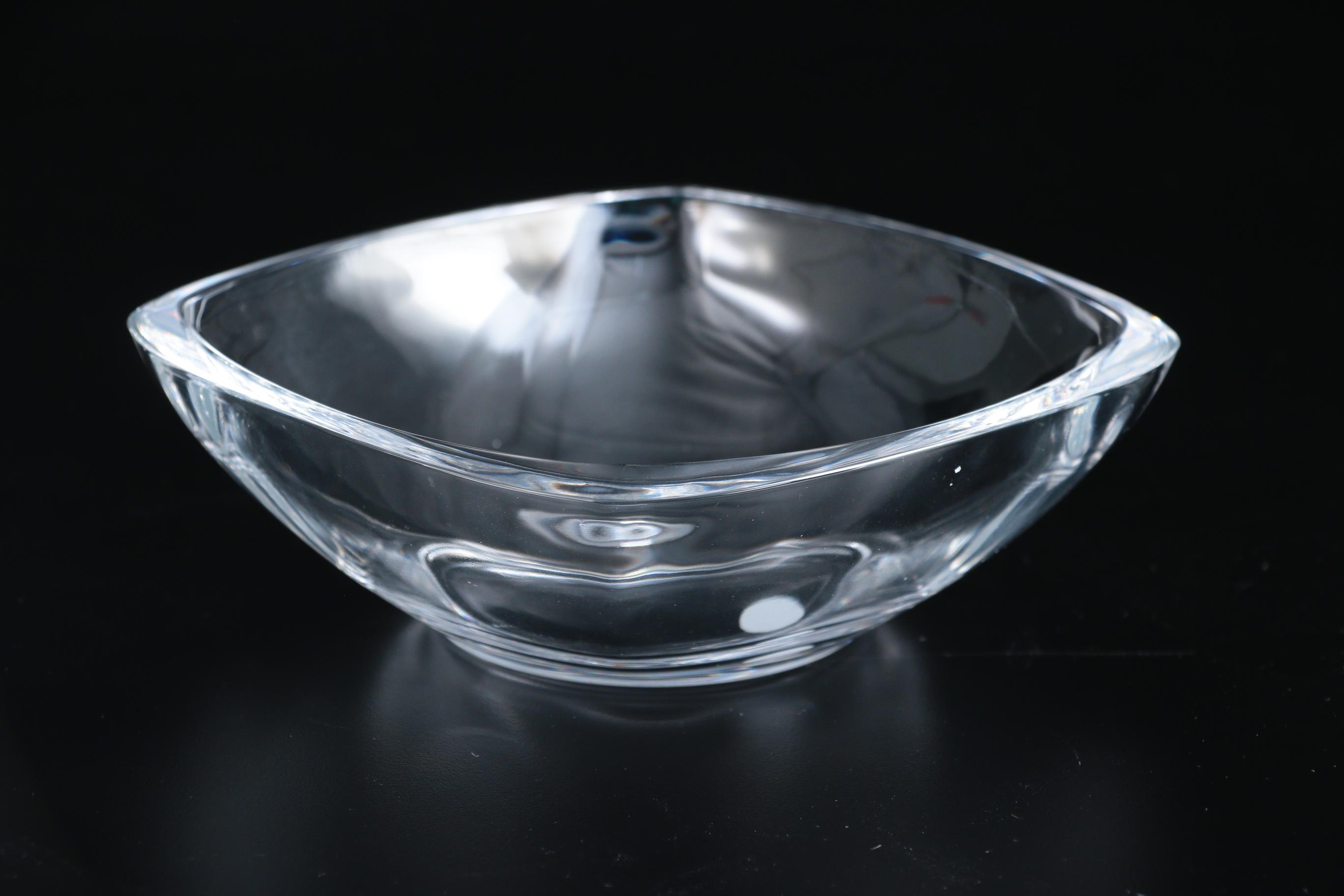Tiffany & Co. "Delta Sky Miles" Crystal Candy Dish