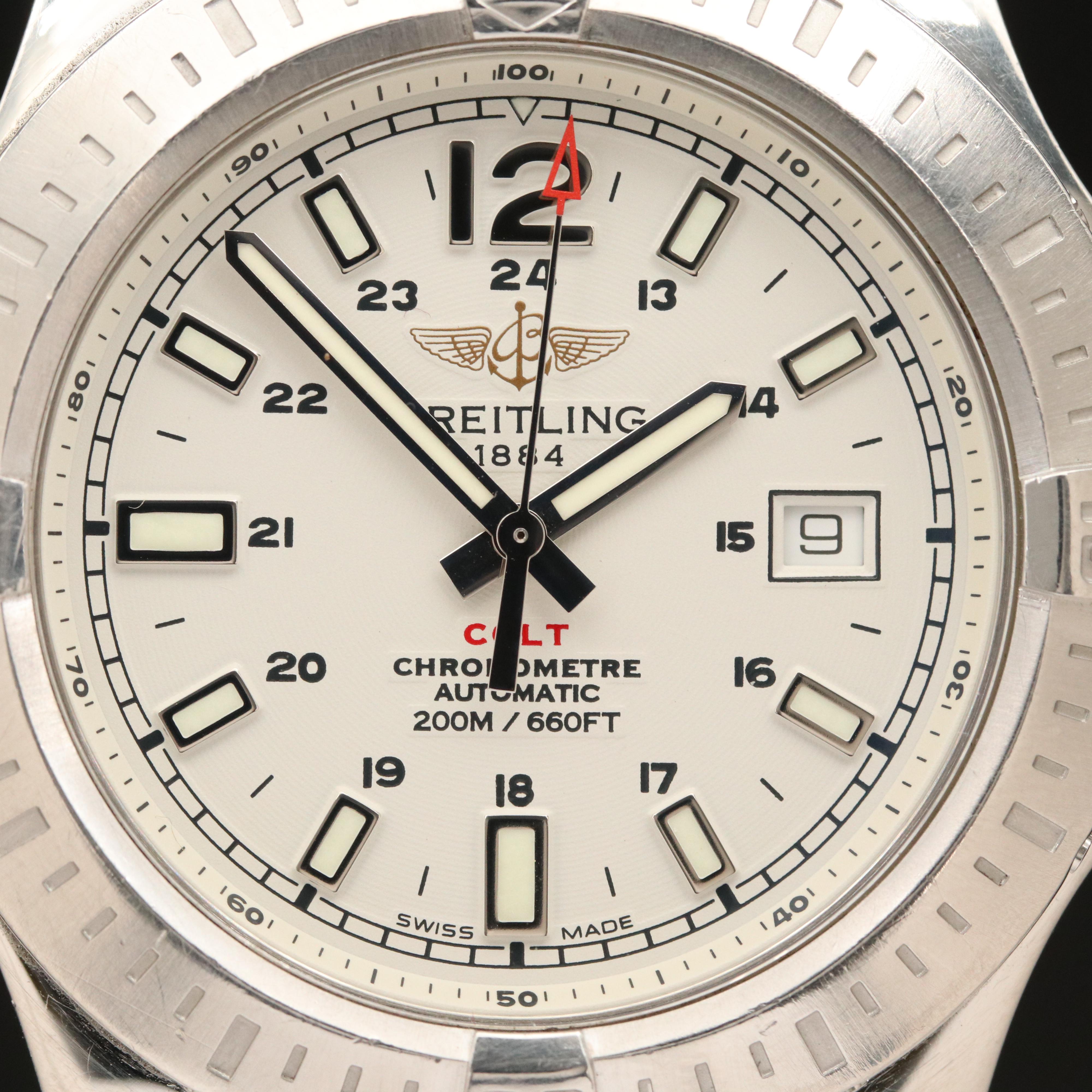 Breitling "Colt" Stainless Steel Automatic Watch