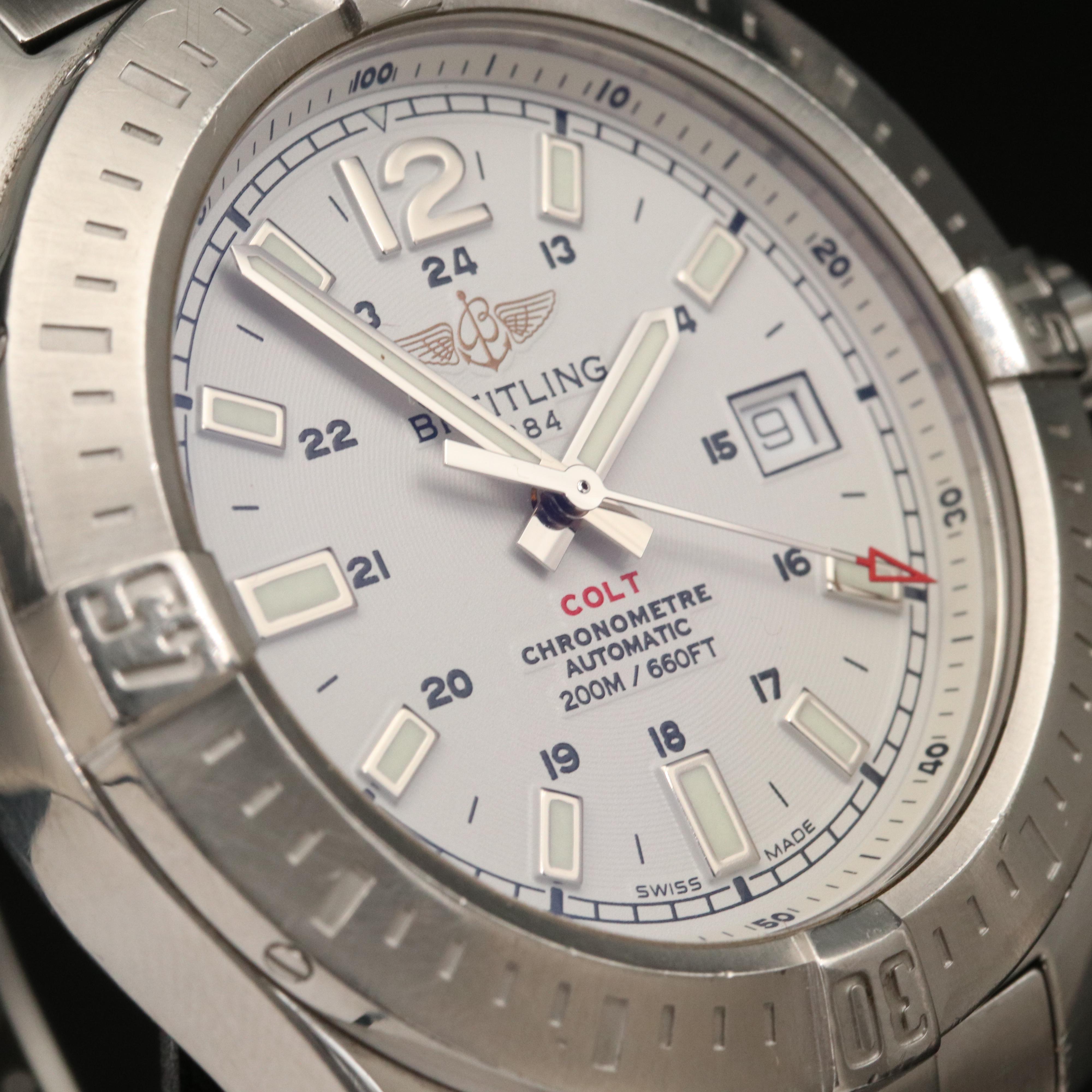 Breitling "Colt" Stainless Steel Automatic Watch