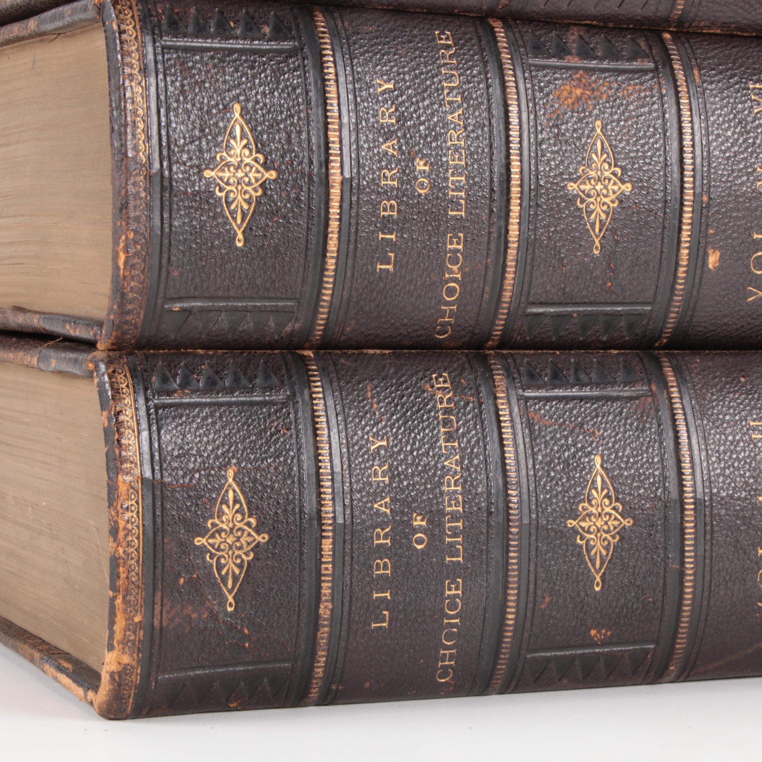 "The Library of Choice Literature" Complete Set, 1882