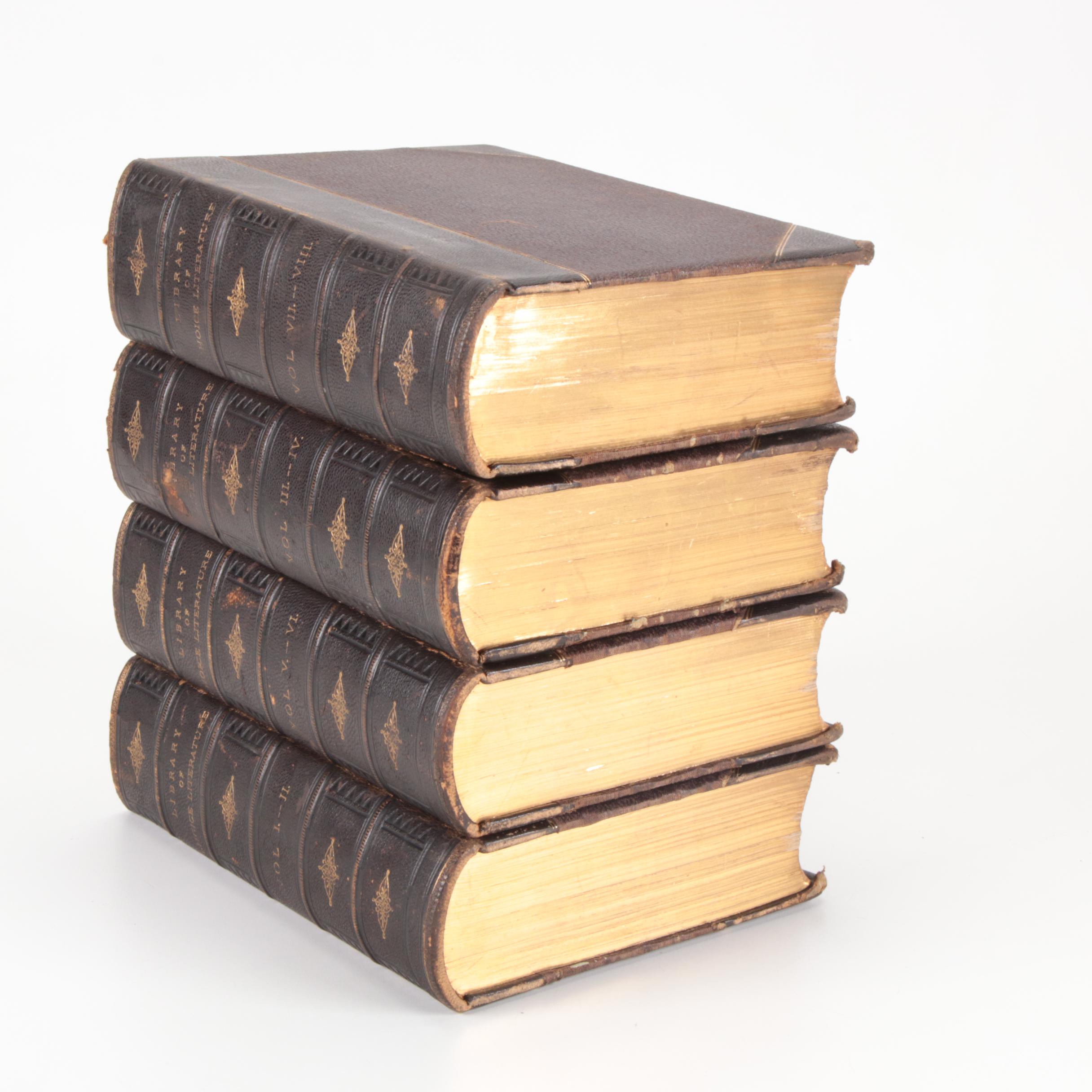 "The Library of Choice Literature" Complete Set, 1882
