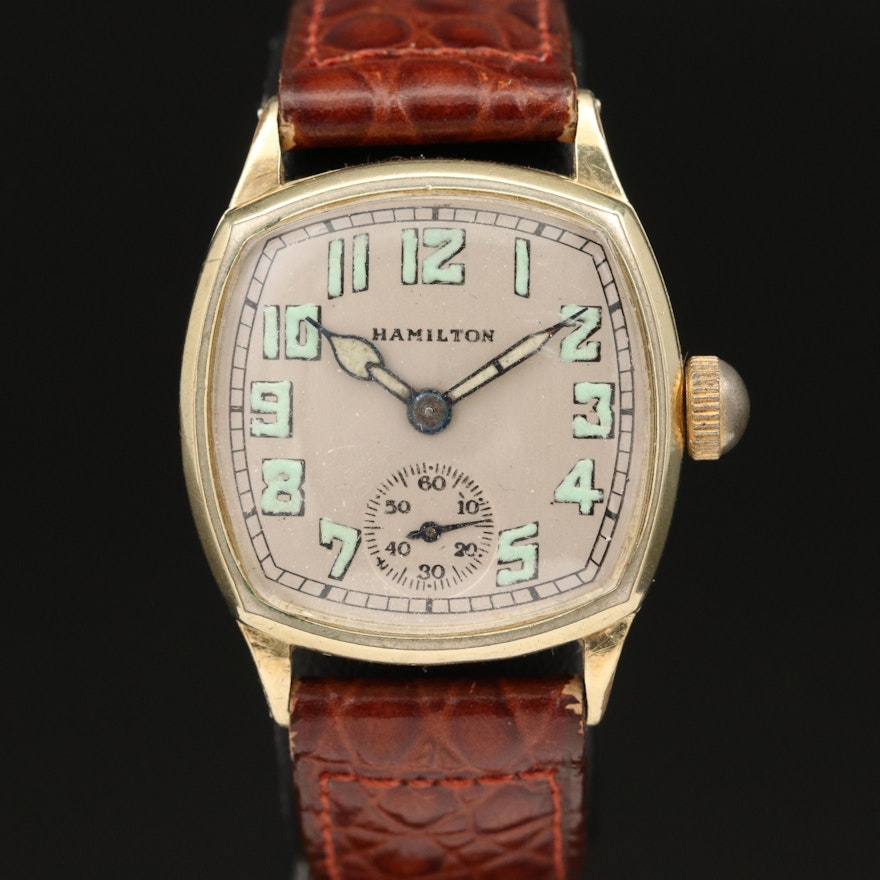 1926 Hamilton "Cushion" Wristwatch