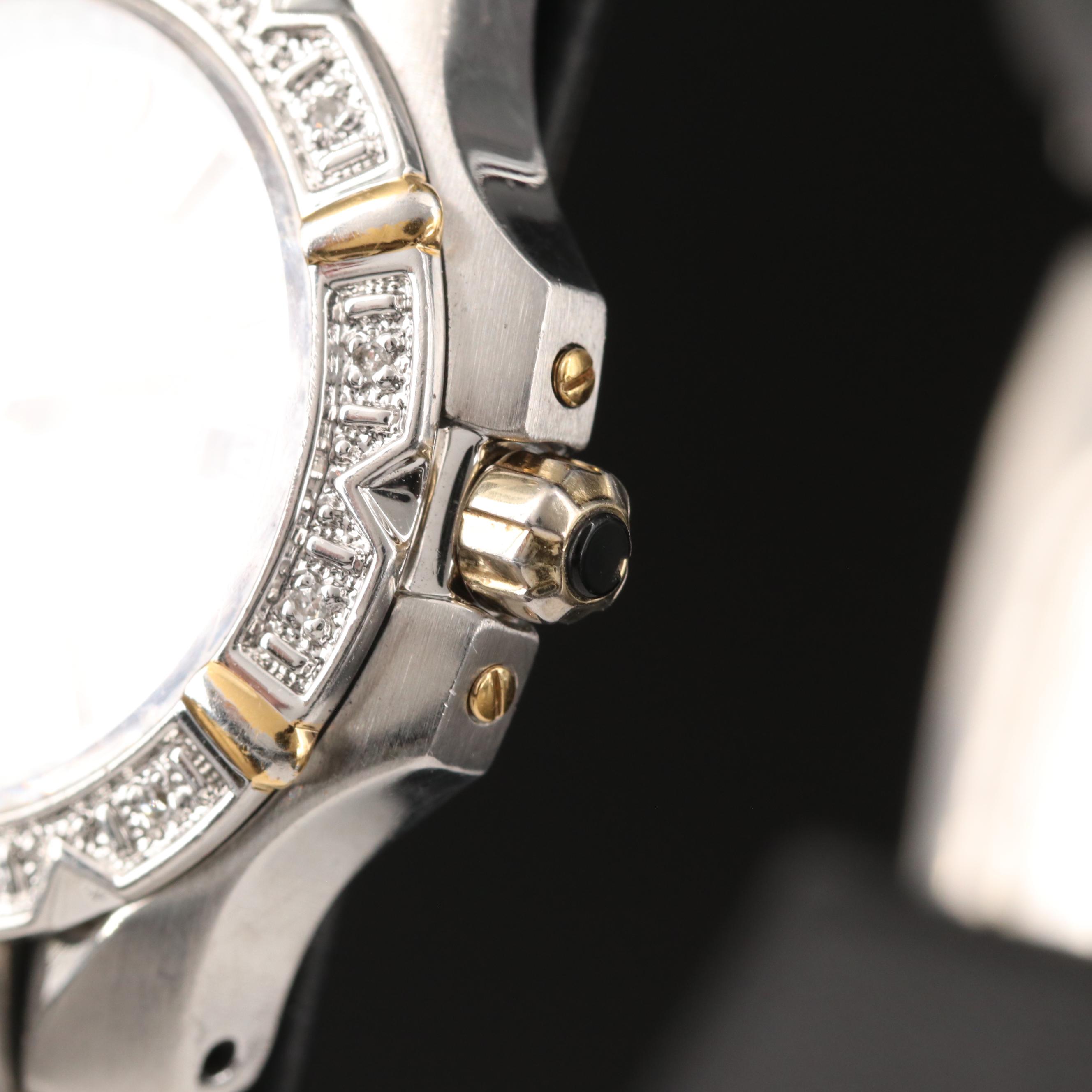 Seiko "Coutura" Diamond Bezel and Mother of Pearl Dial Watch