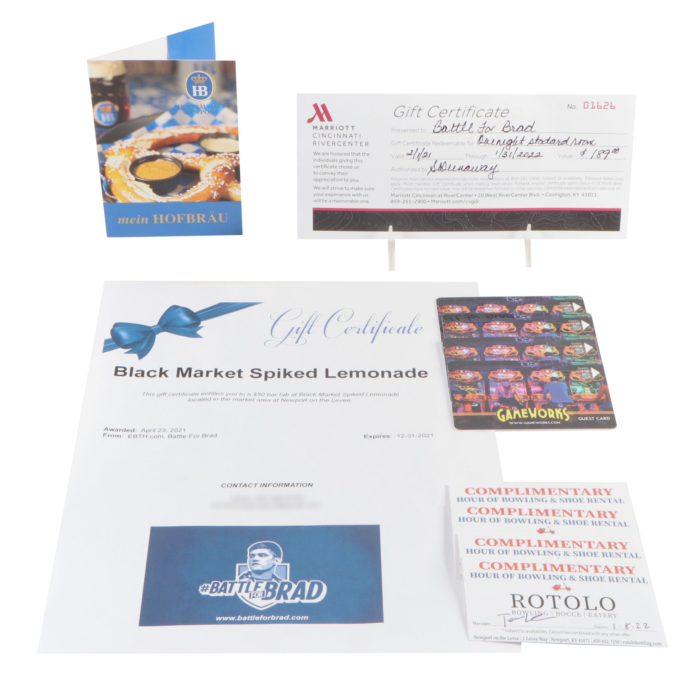 One Night Stay at Marriott Riverside with Certificates to Hofbrähaus and More