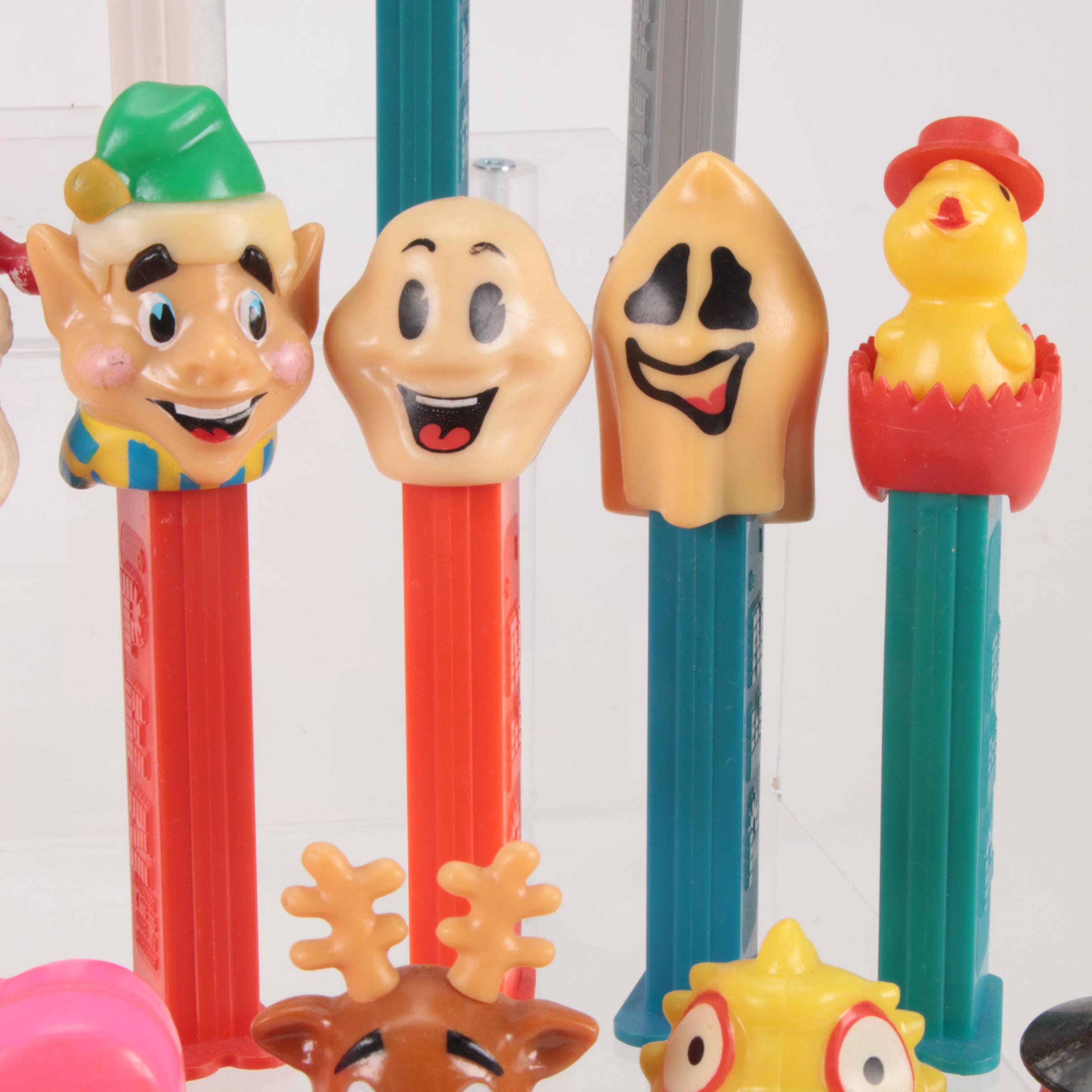 Pez Dispenser Collection, Including Princess Leia, Chewbacca, More