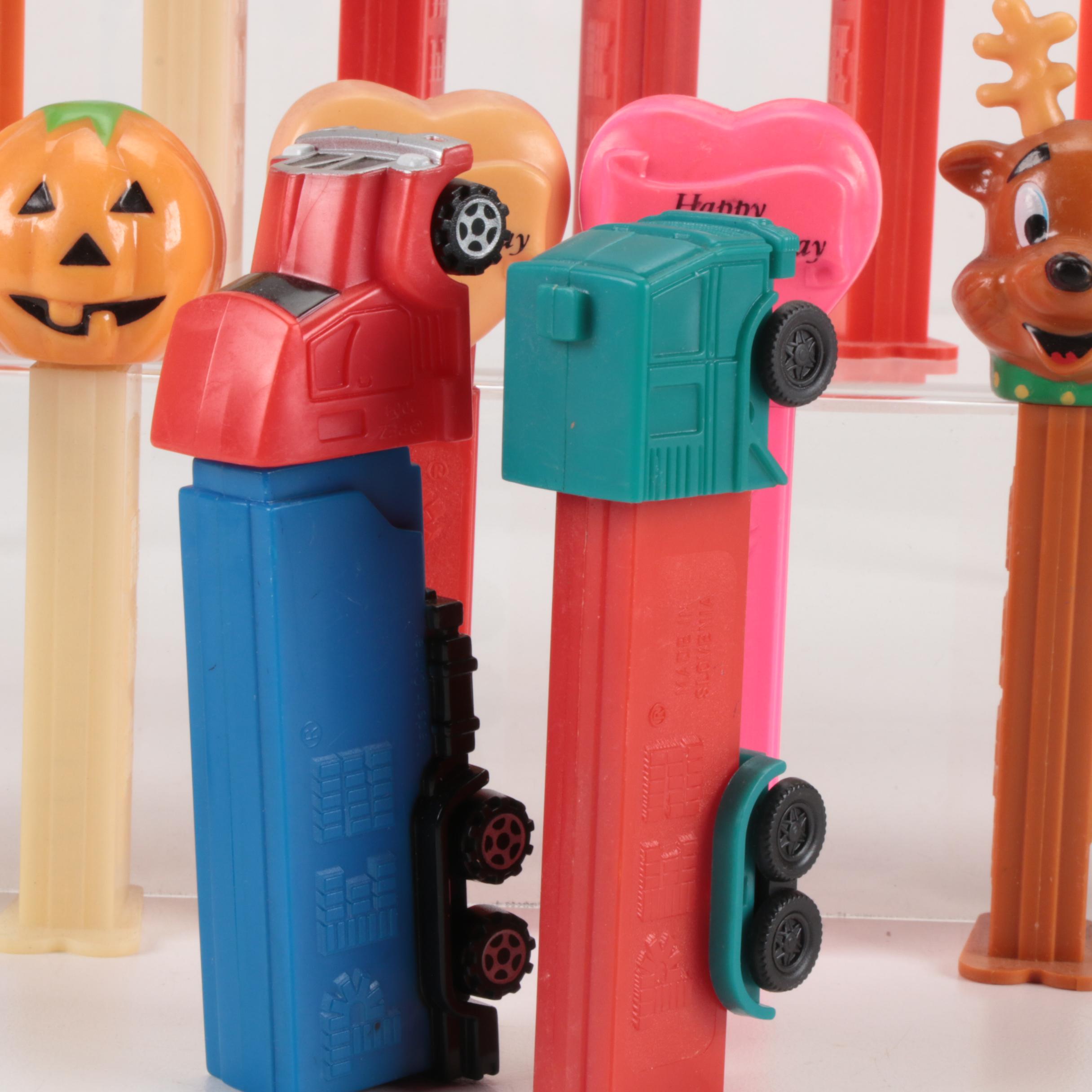 Pez Dispenser Collection, Including Princess Leia, Chewbacca, More