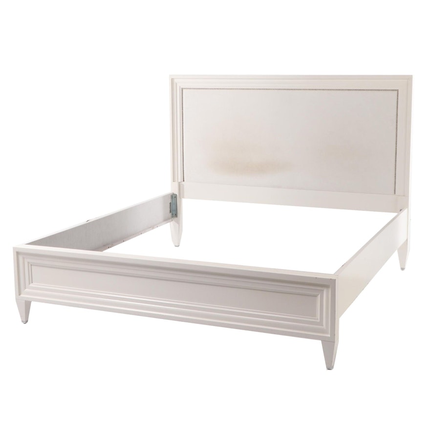 American Signature Lacquered Wood King Size Bed Frame