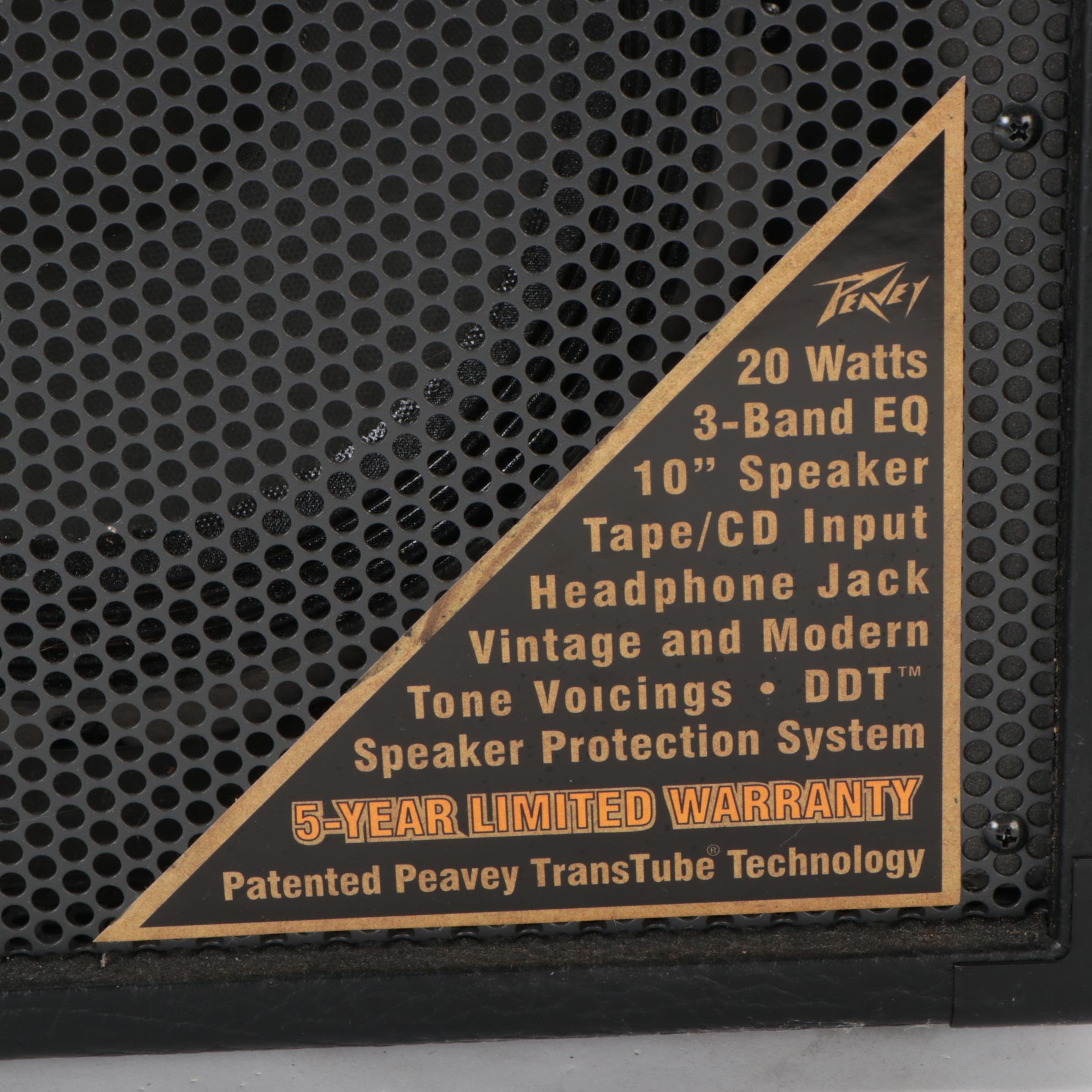 Peavey Max 110 Bass Amplifier with Zoom Effects Processor