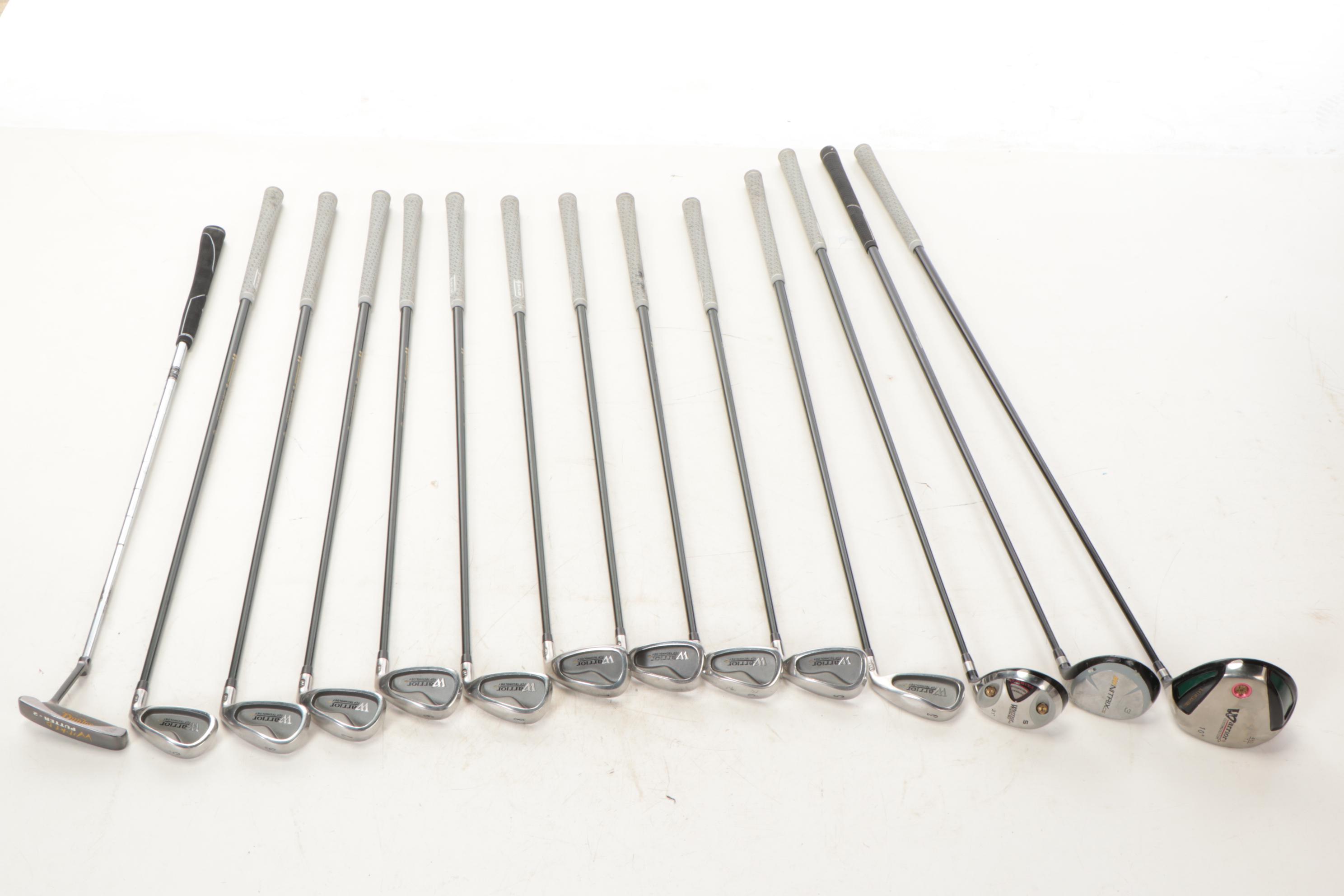 Cincinnati Reds Decorated Golf Bag with Warrior Golf Clubs