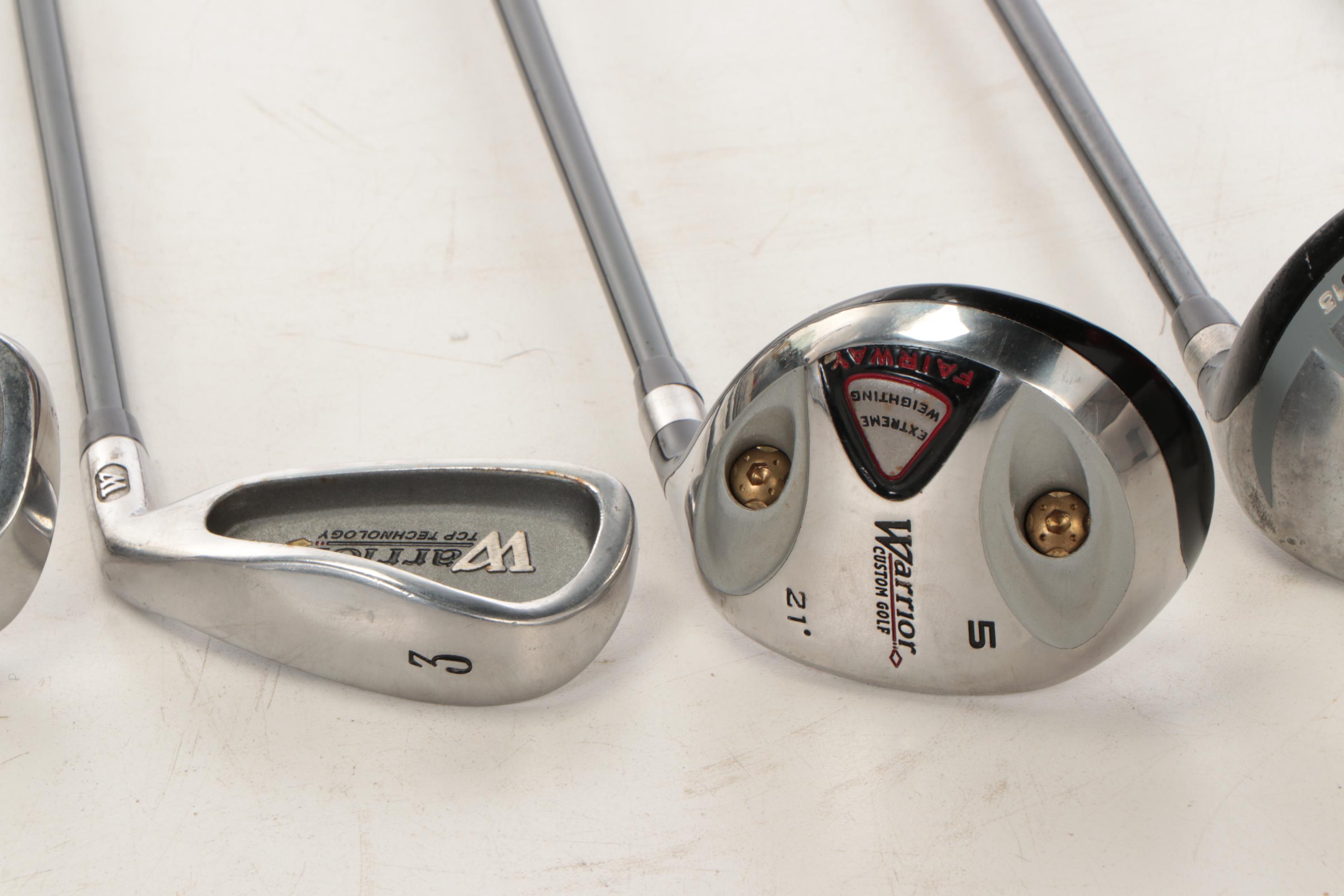 Cincinnati Reds Decorated Golf Bag with Warrior Golf Clubs