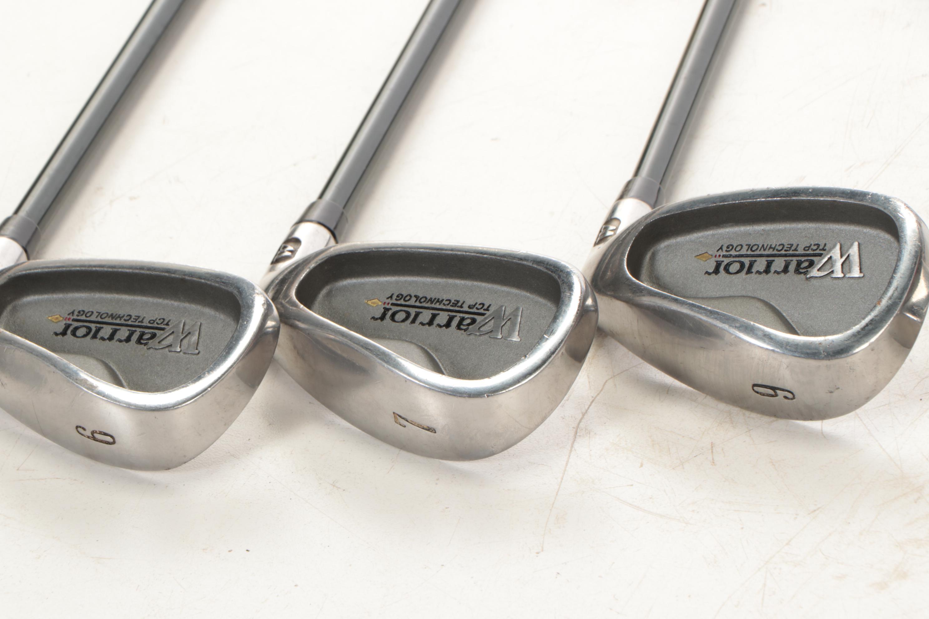 Cincinnati Reds Decorated Golf Bag with Warrior Golf Clubs