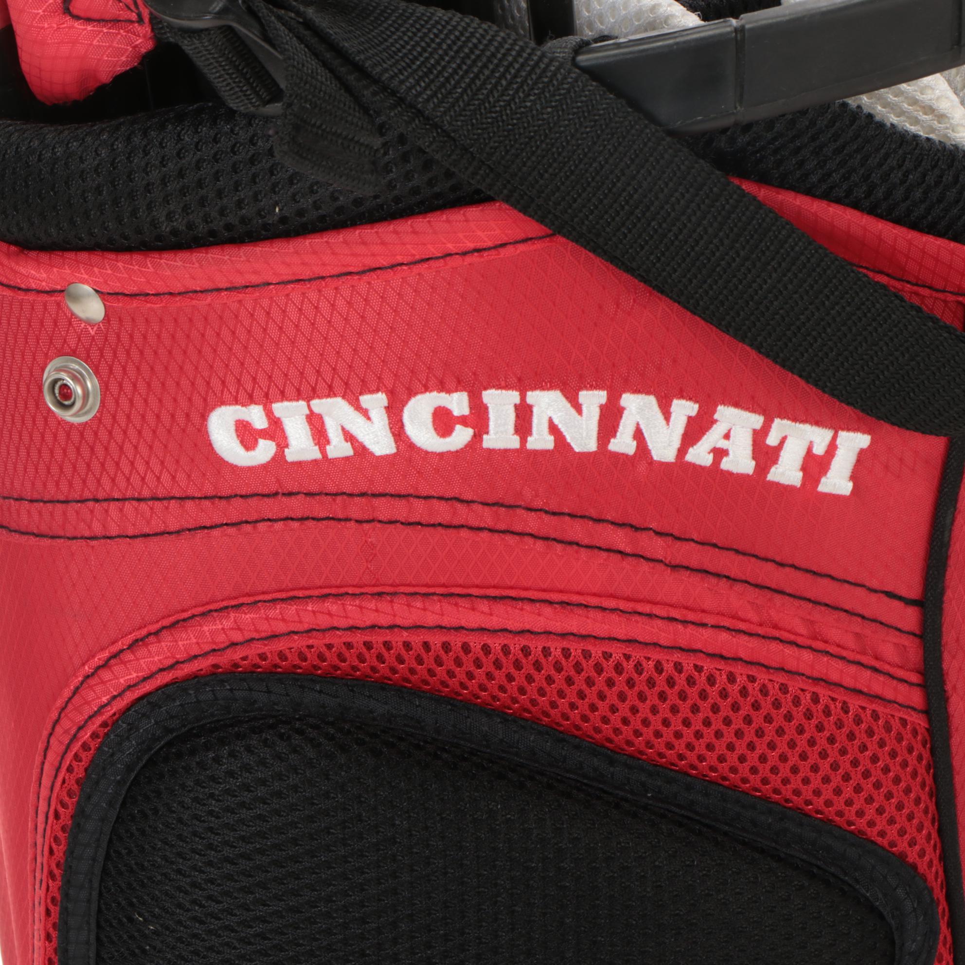 Cincinnati Reds Decorated Golf Bag with Warrior Golf Clubs