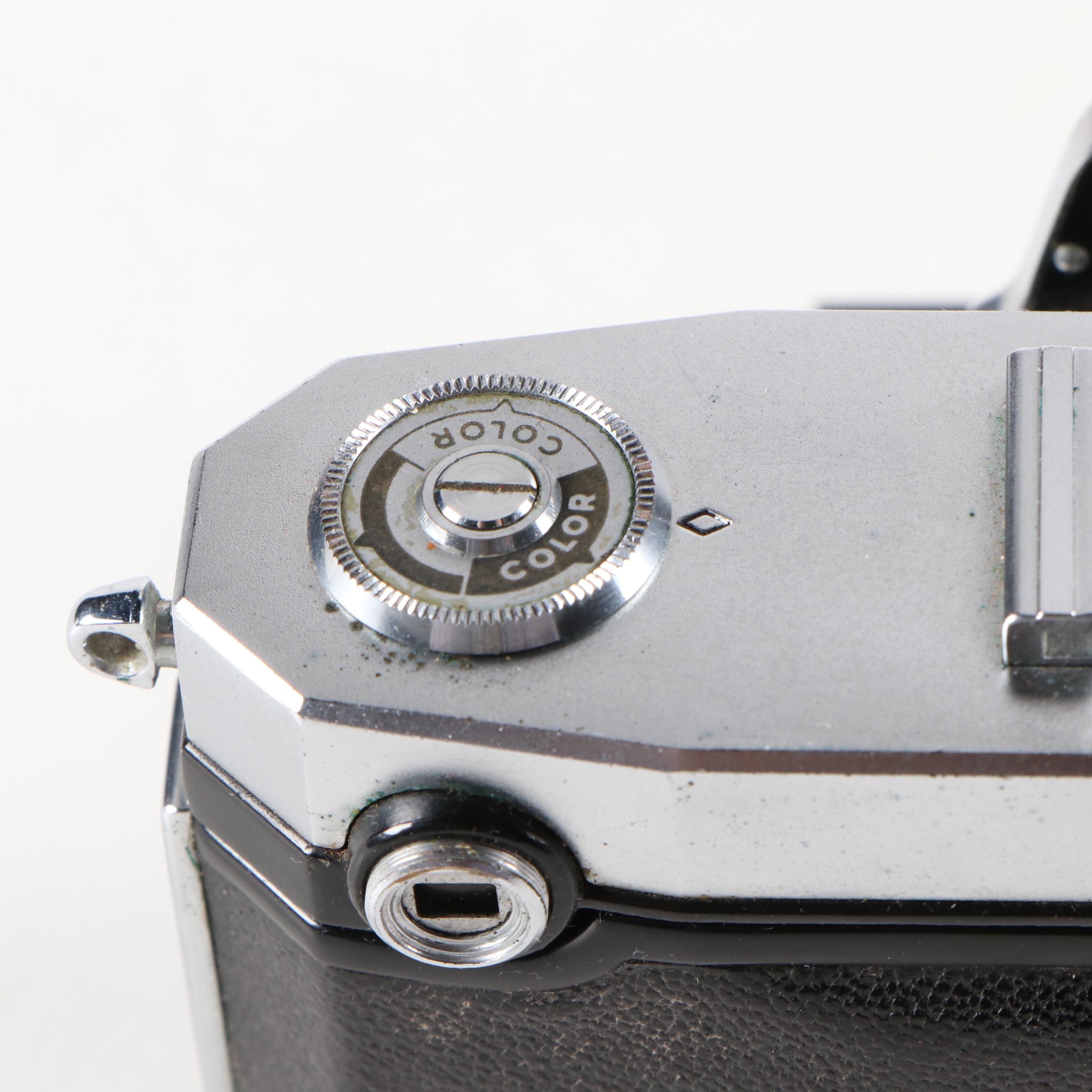 Zeiss Ikon "Contessa" 35mm Camera with Susis Folding Tripod