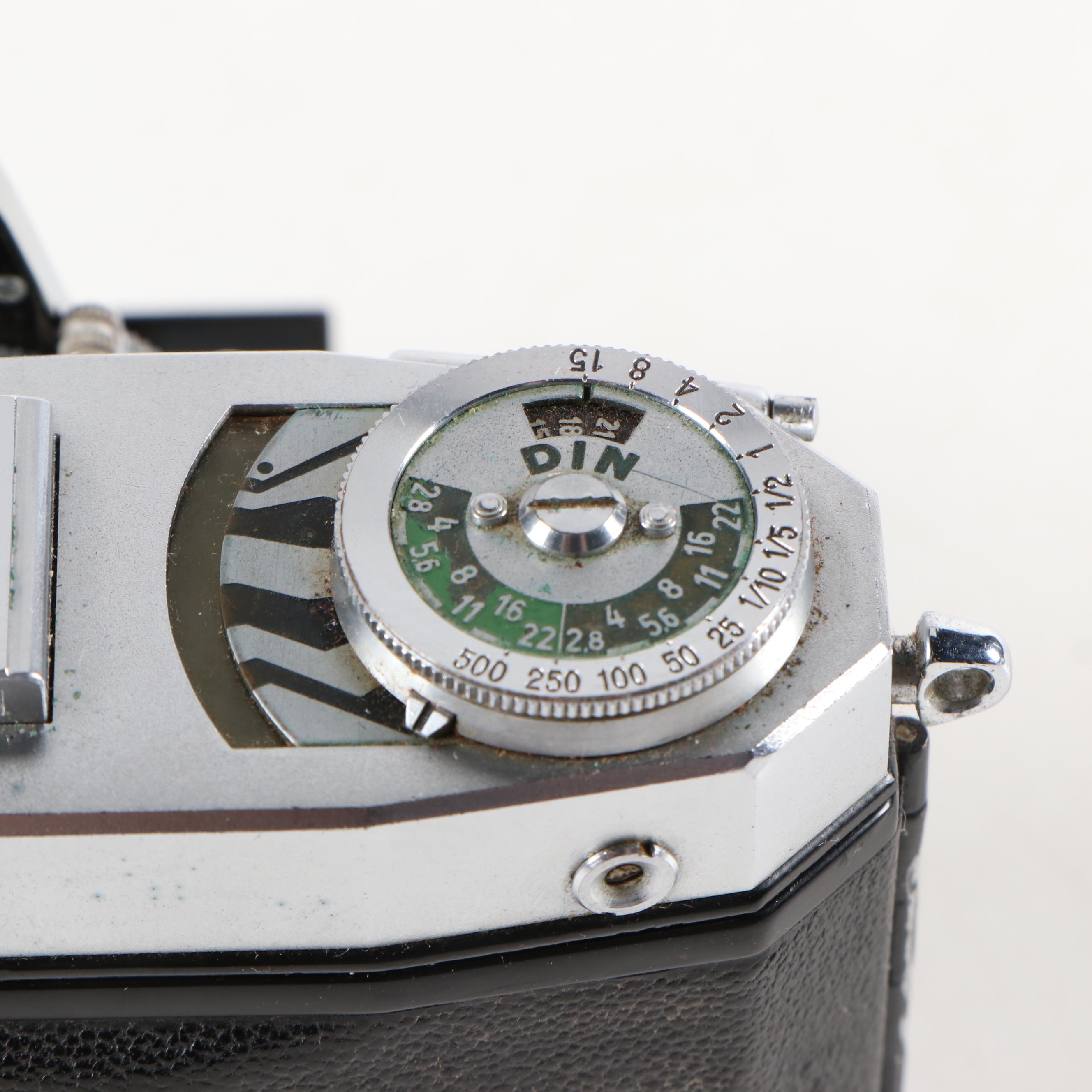 Zeiss Ikon "Contessa" 35mm Camera with Susis Folding Tripod