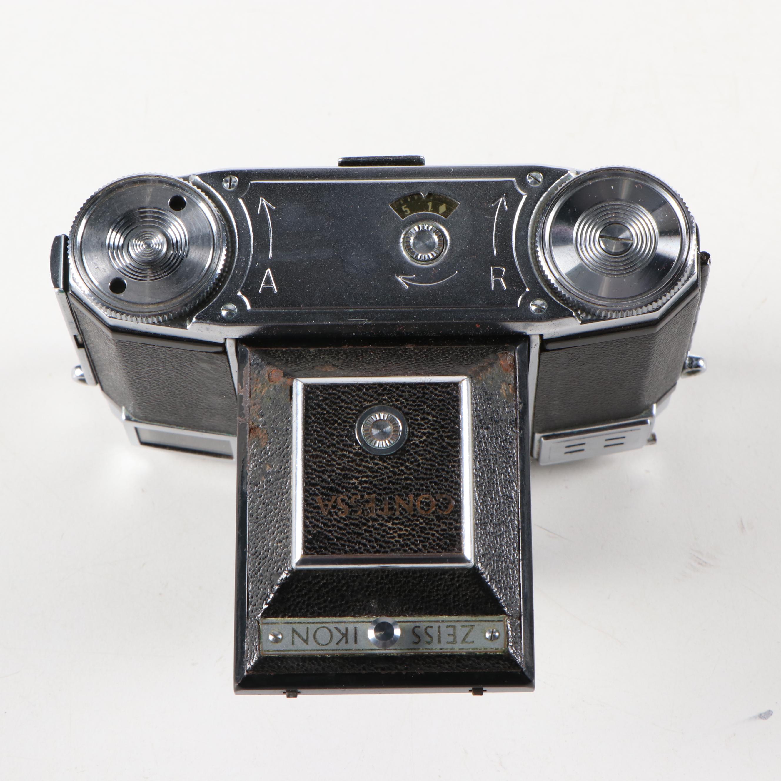 Zeiss Ikon "Contessa" 35mm Camera with Susis Folding Tripod