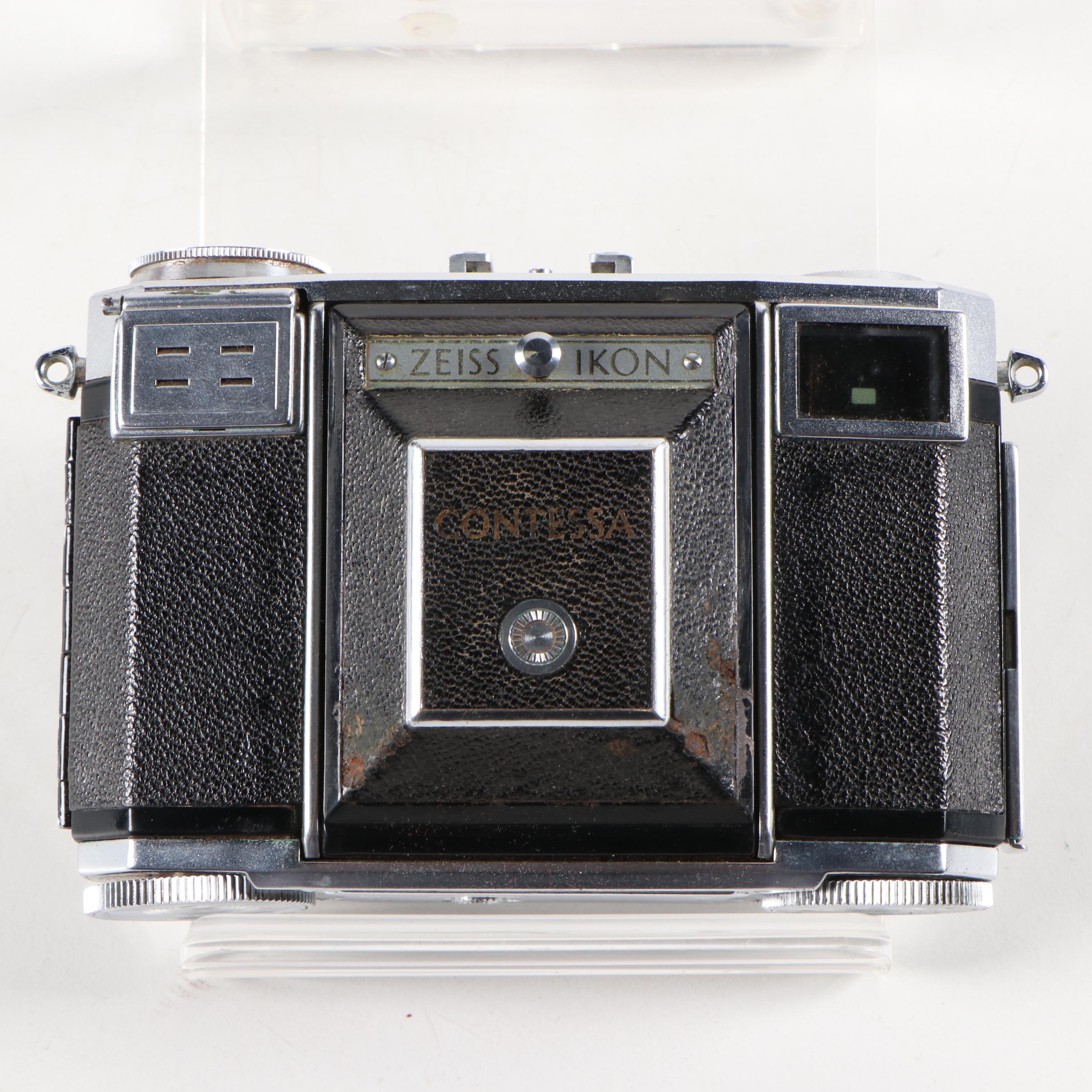 Zeiss Ikon "Contessa" 35mm Camera with Susis Folding Tripod
