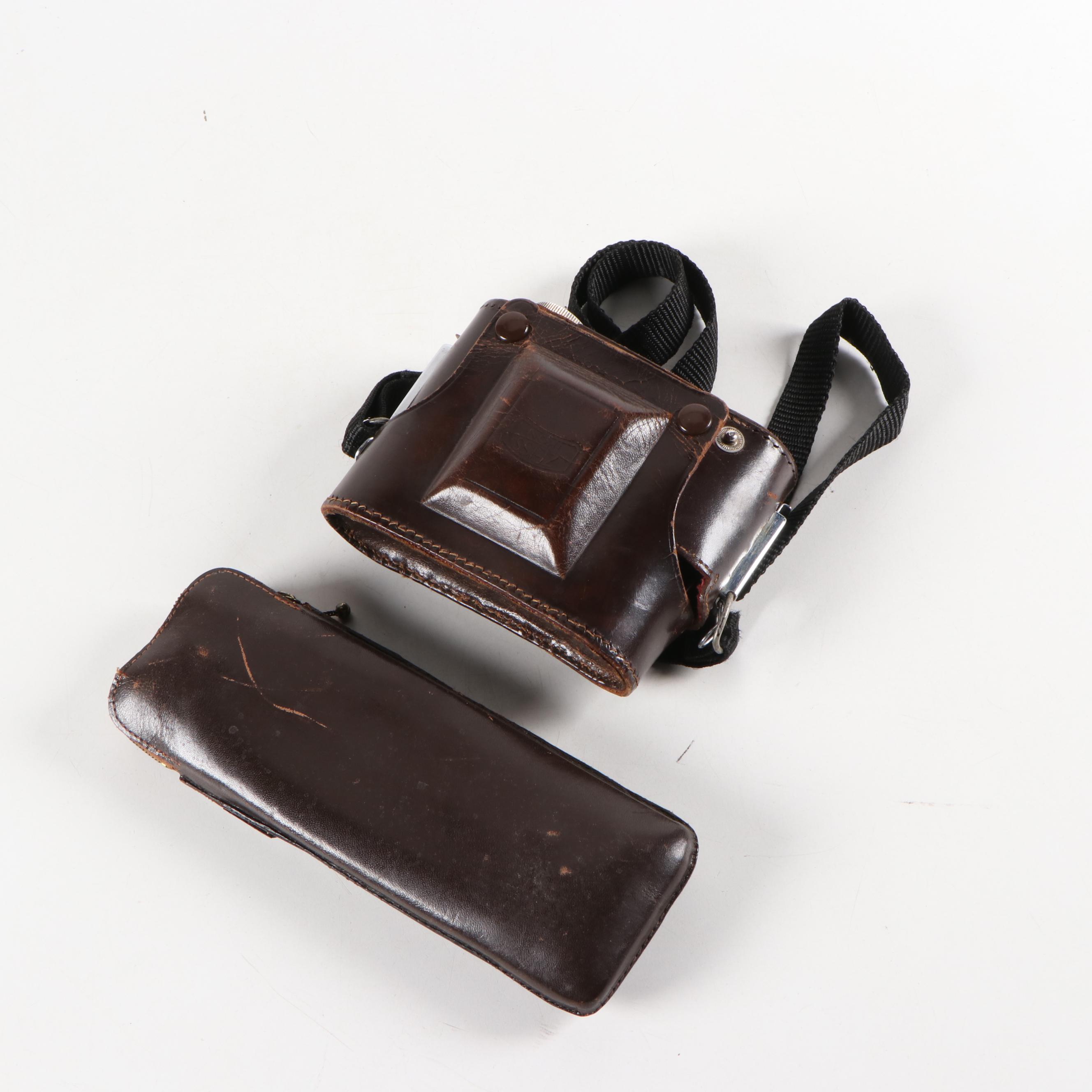 Zeiss Ikon "Contessa" 35mm Camera with Susis Folding Tripod