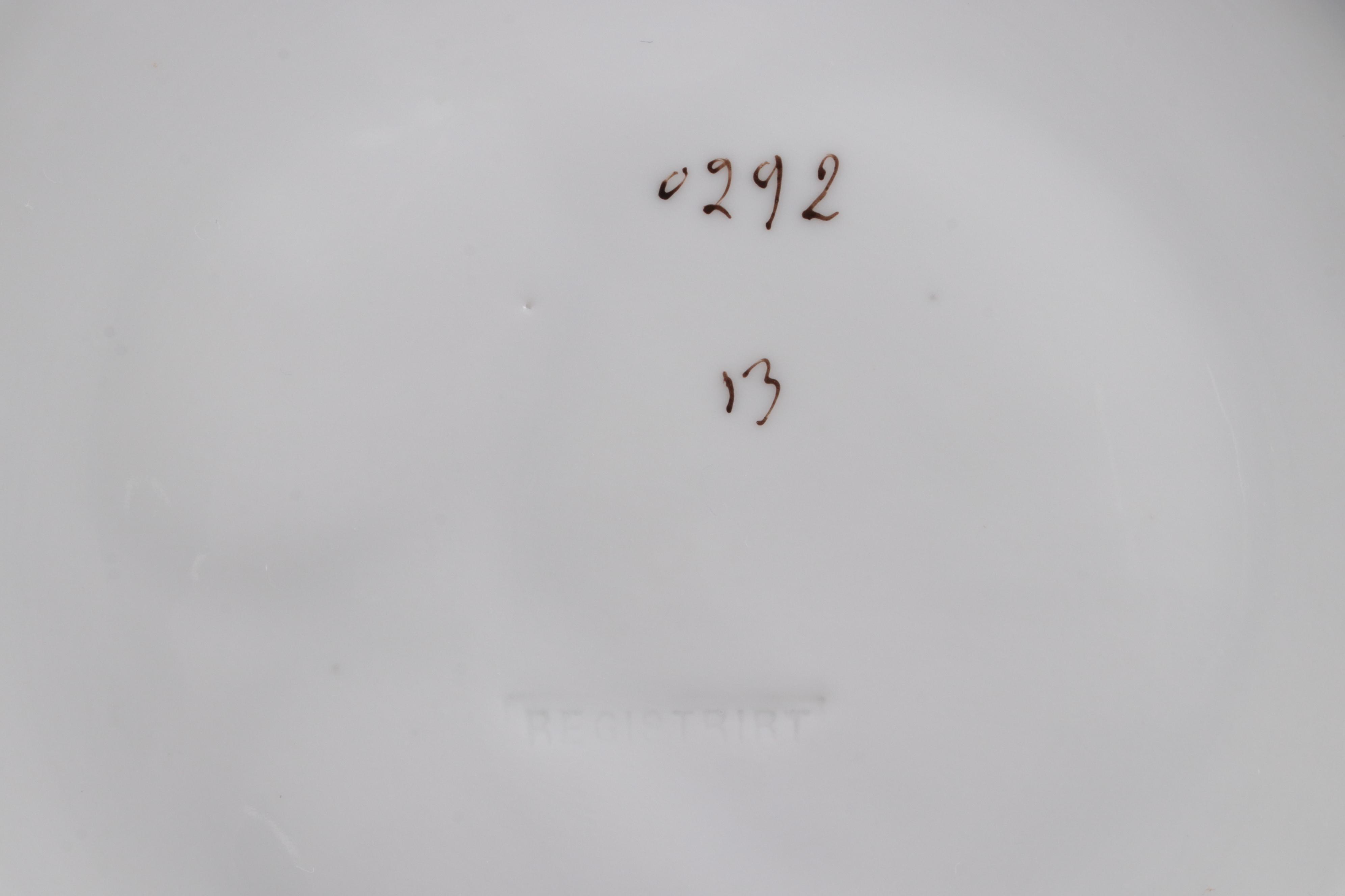 Haviland and Other Continental Molded Porcelain Oyster Plates