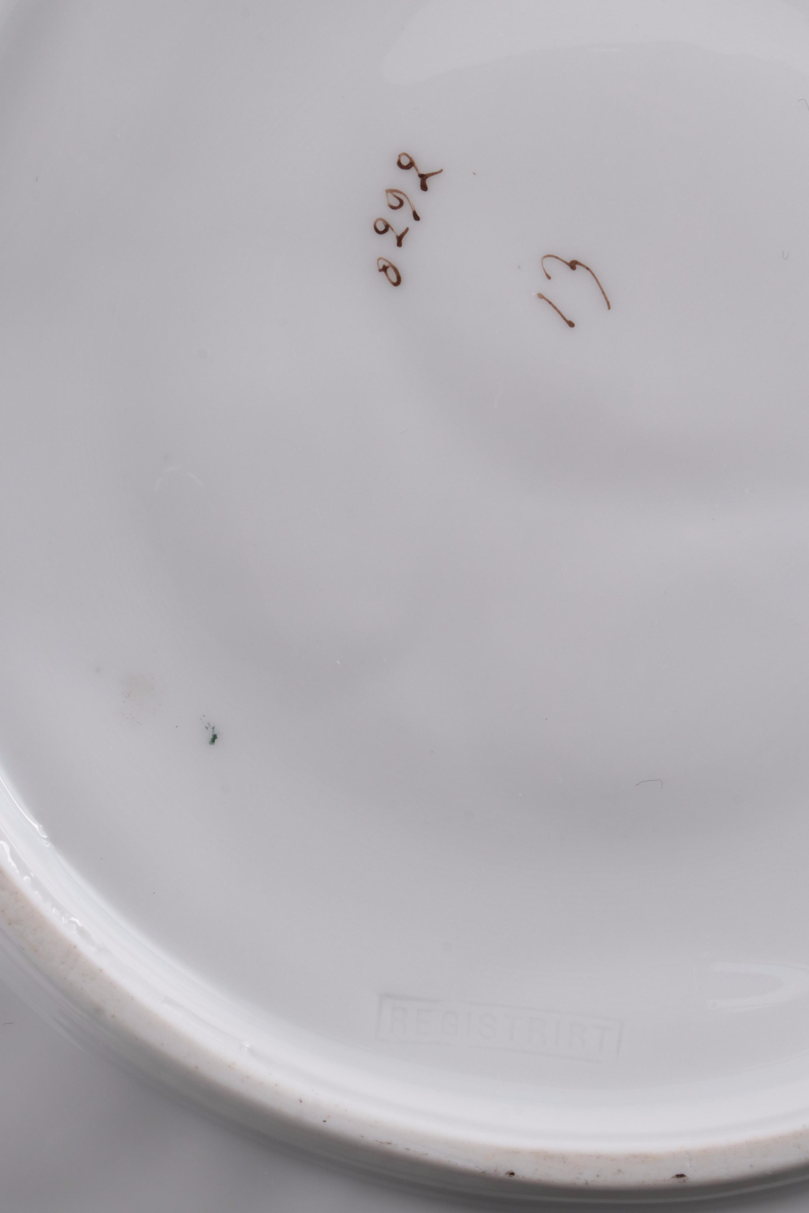 Haviland and Other Continental Molded Porcelain Oyster Plates