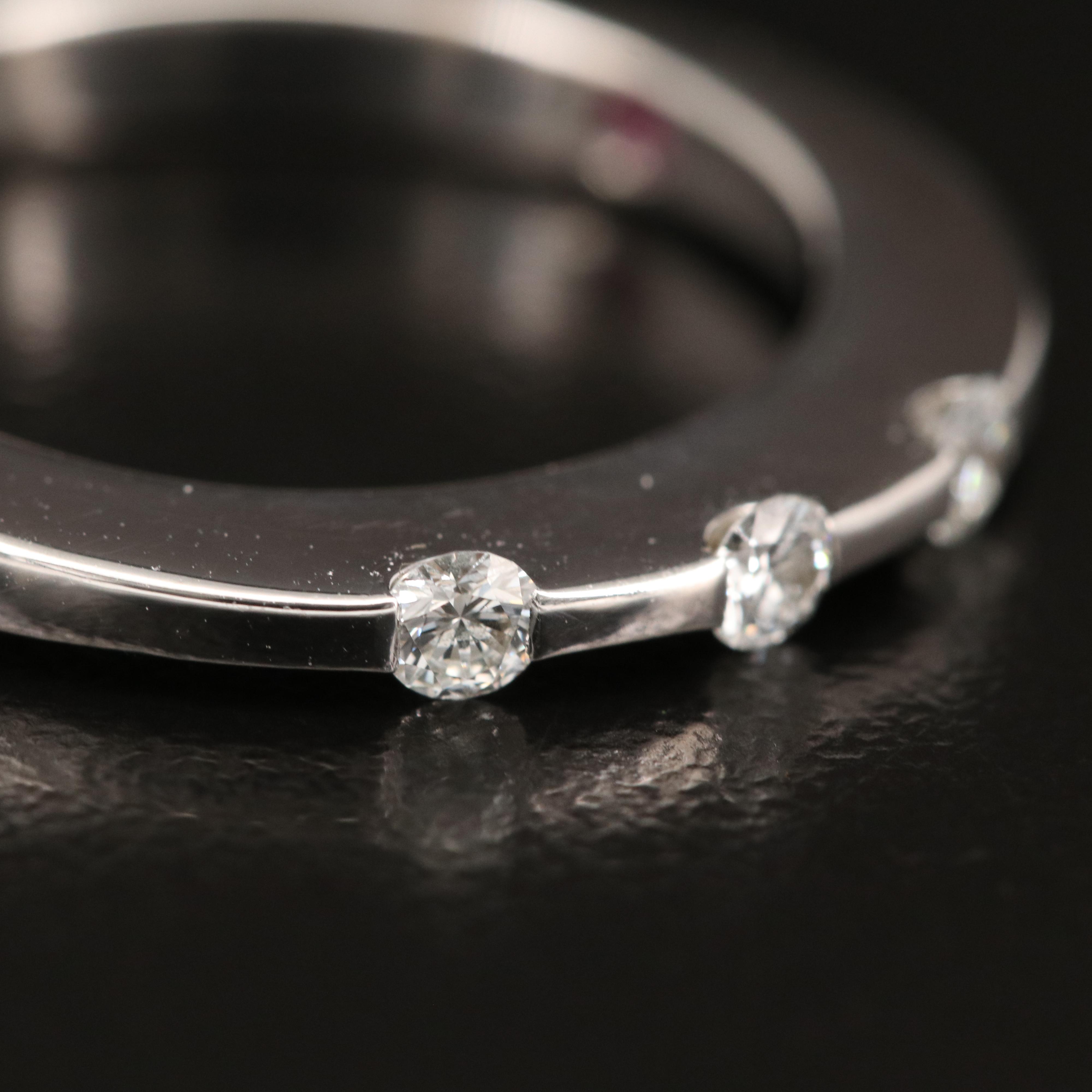 Roberto Coin 18K Diamond and Ruby Ring