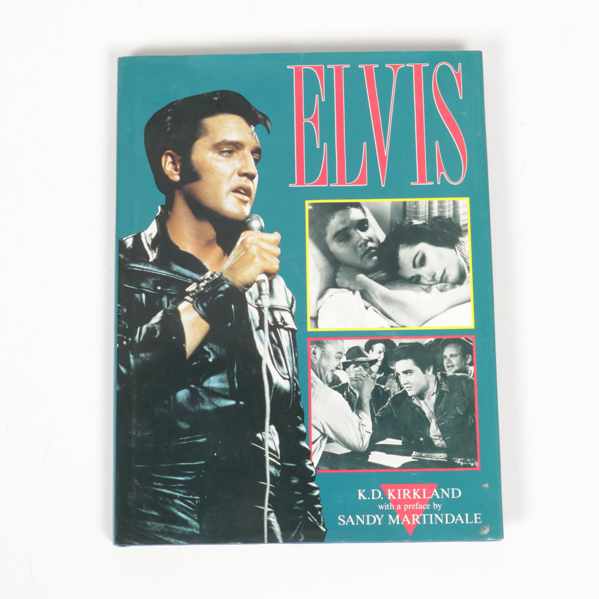 "Elvis" by K.D. Kirkland and Eclectic Vinyl Record Album Assortment