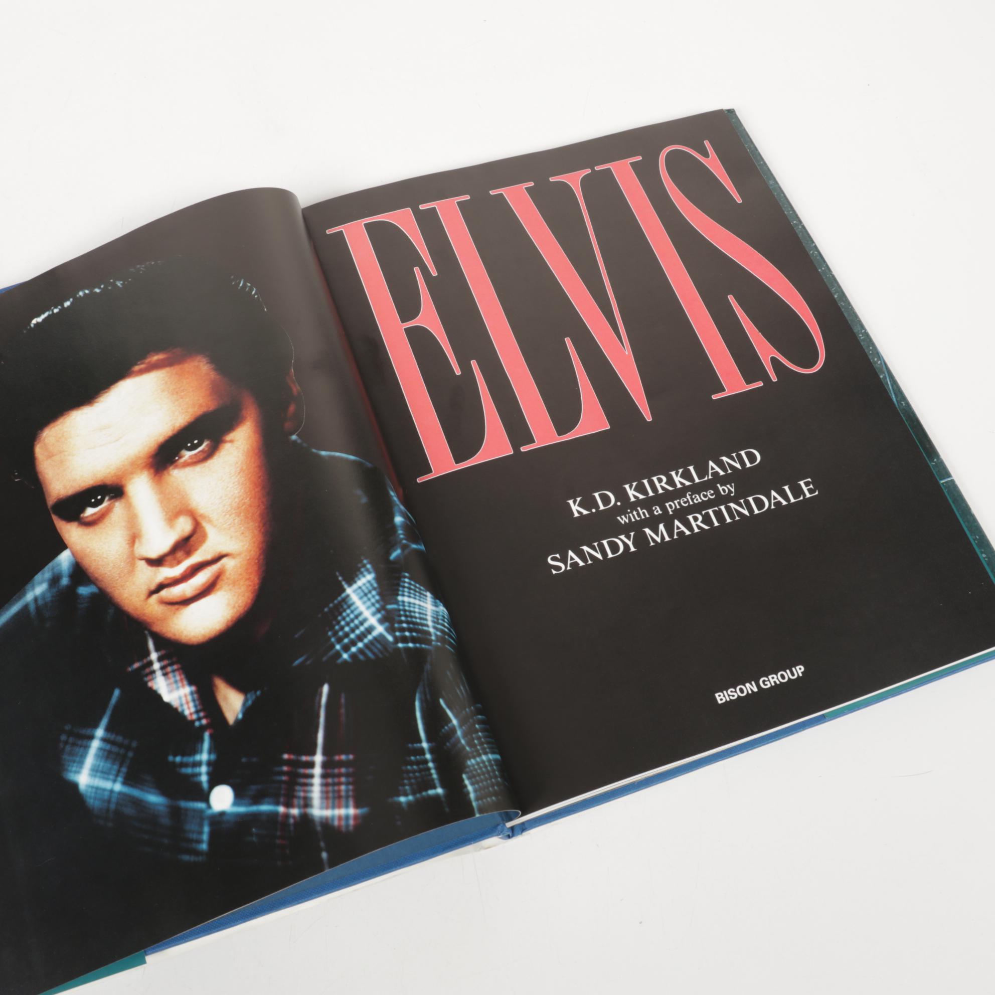 "Elvis" by K.D. Kirkland and Eclectic Vinyl Record Album Assortment