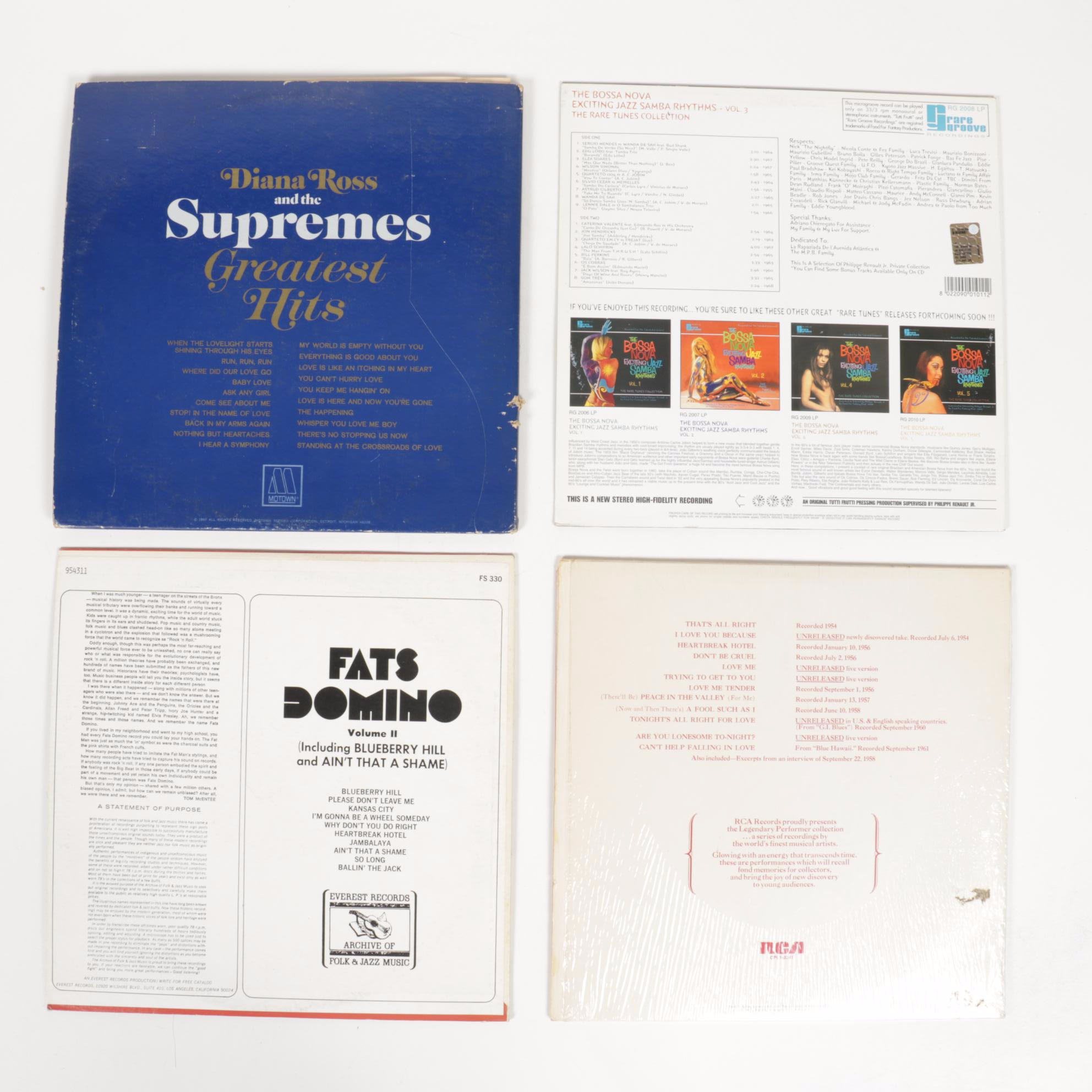 "Elvis" by K.D. Kirkland and Eclectic Vinyl Record Album Assortment