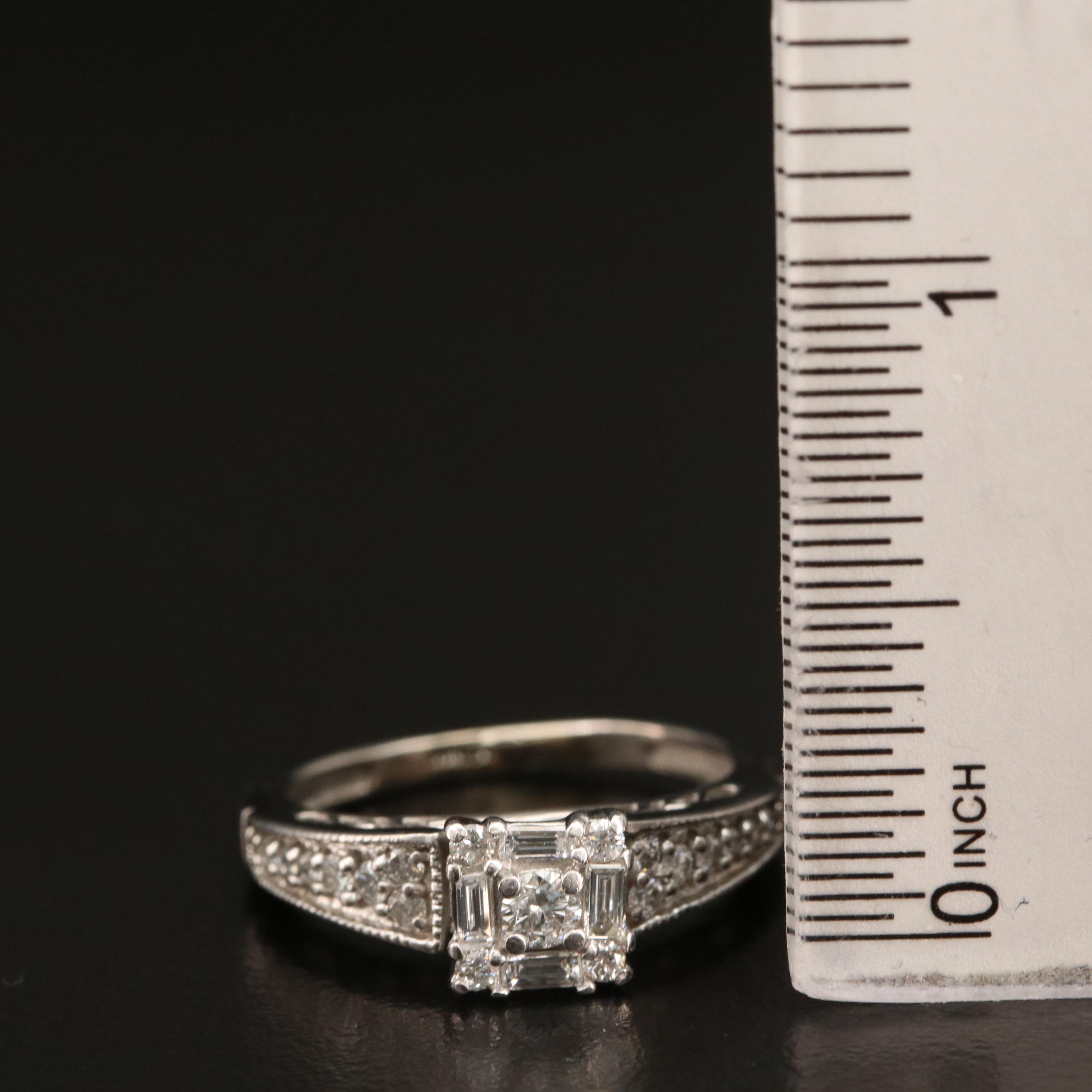 10K Diamond Ring