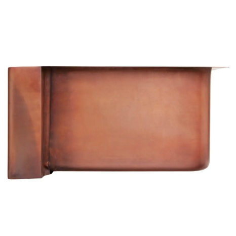 30" Vine Design Copper Farmhouse Kitchen Sink