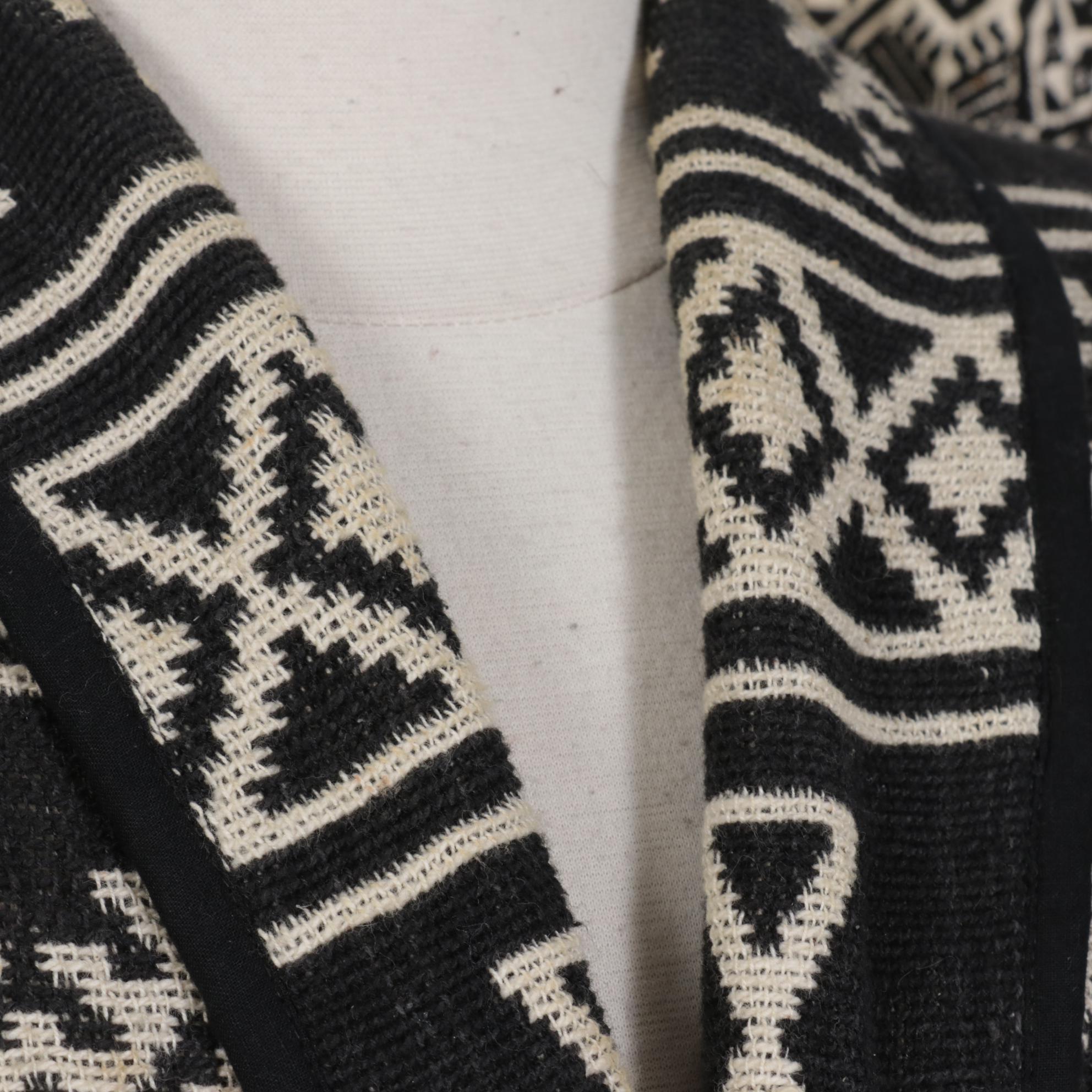 Three Black and White Woven Jackets Including Moka Sport and More