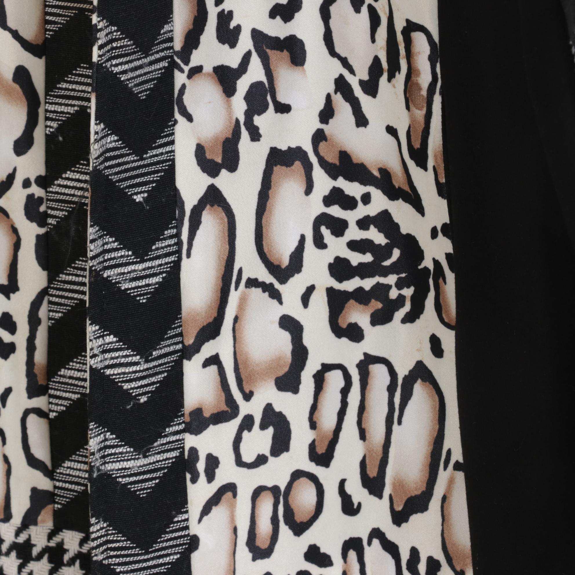 Three Black and White Woven Jackets Including Moka Sport and More