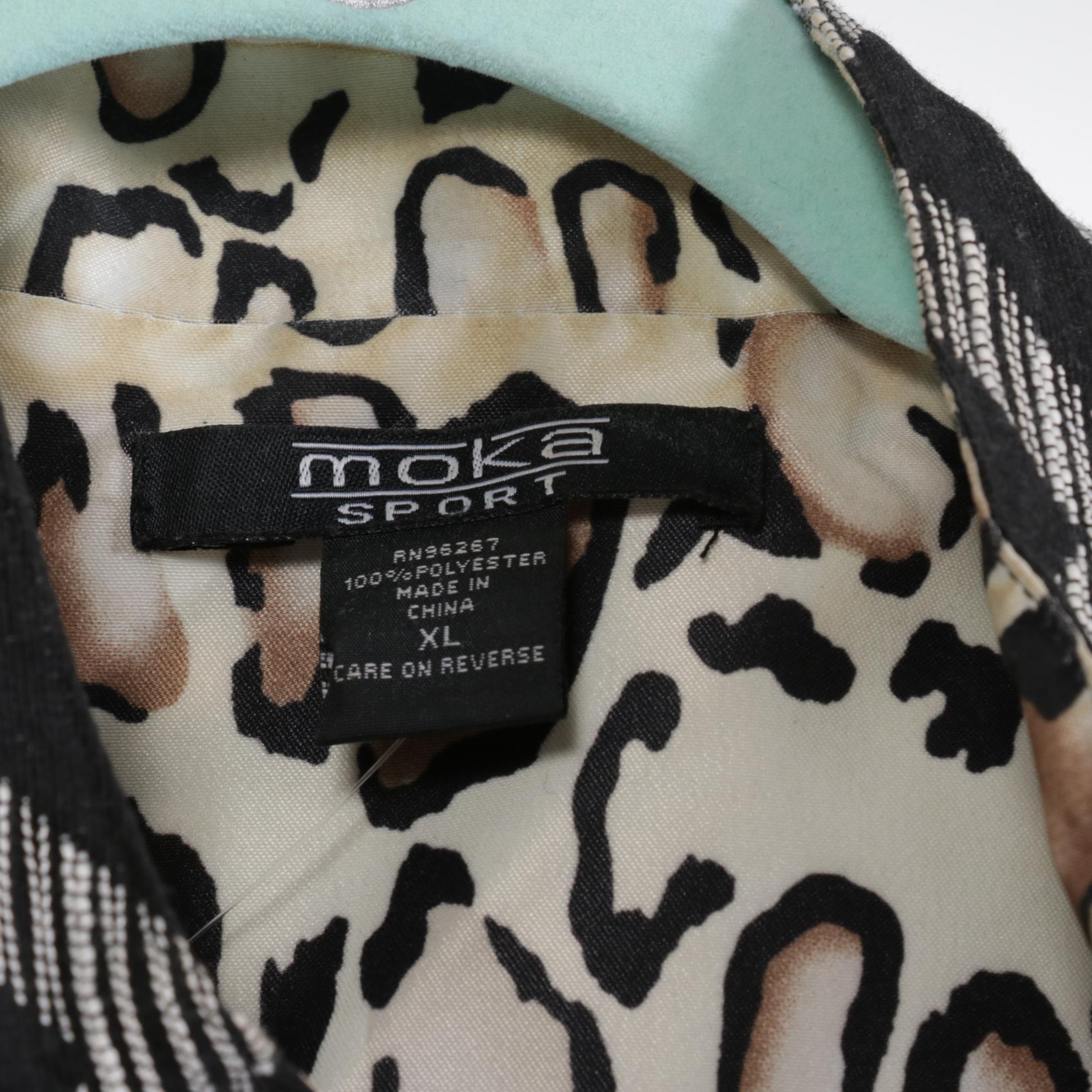 Three Black and White Woven Jackets Including Moka Sport and More