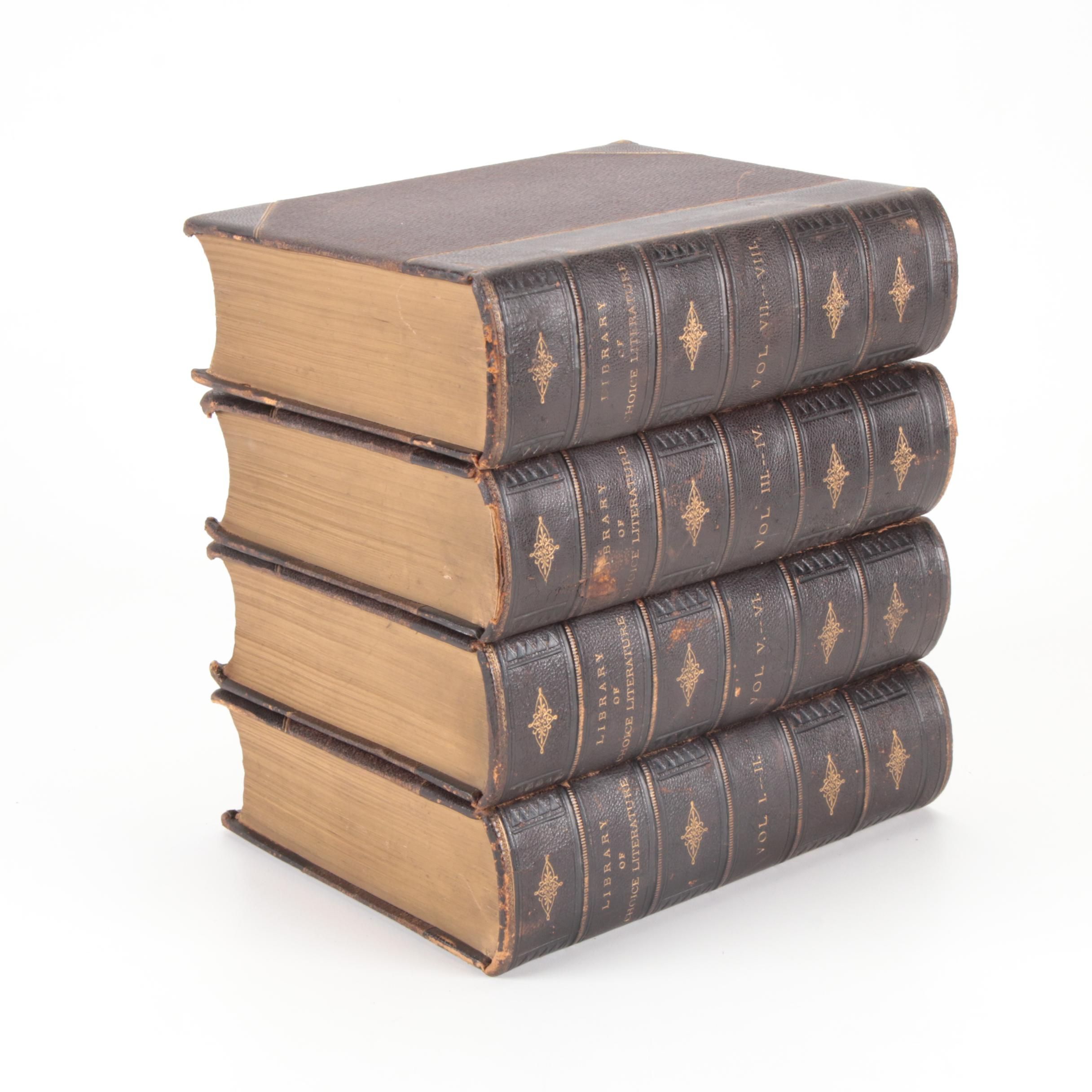 "The Library of Choice Literature" Complete Set, 1882