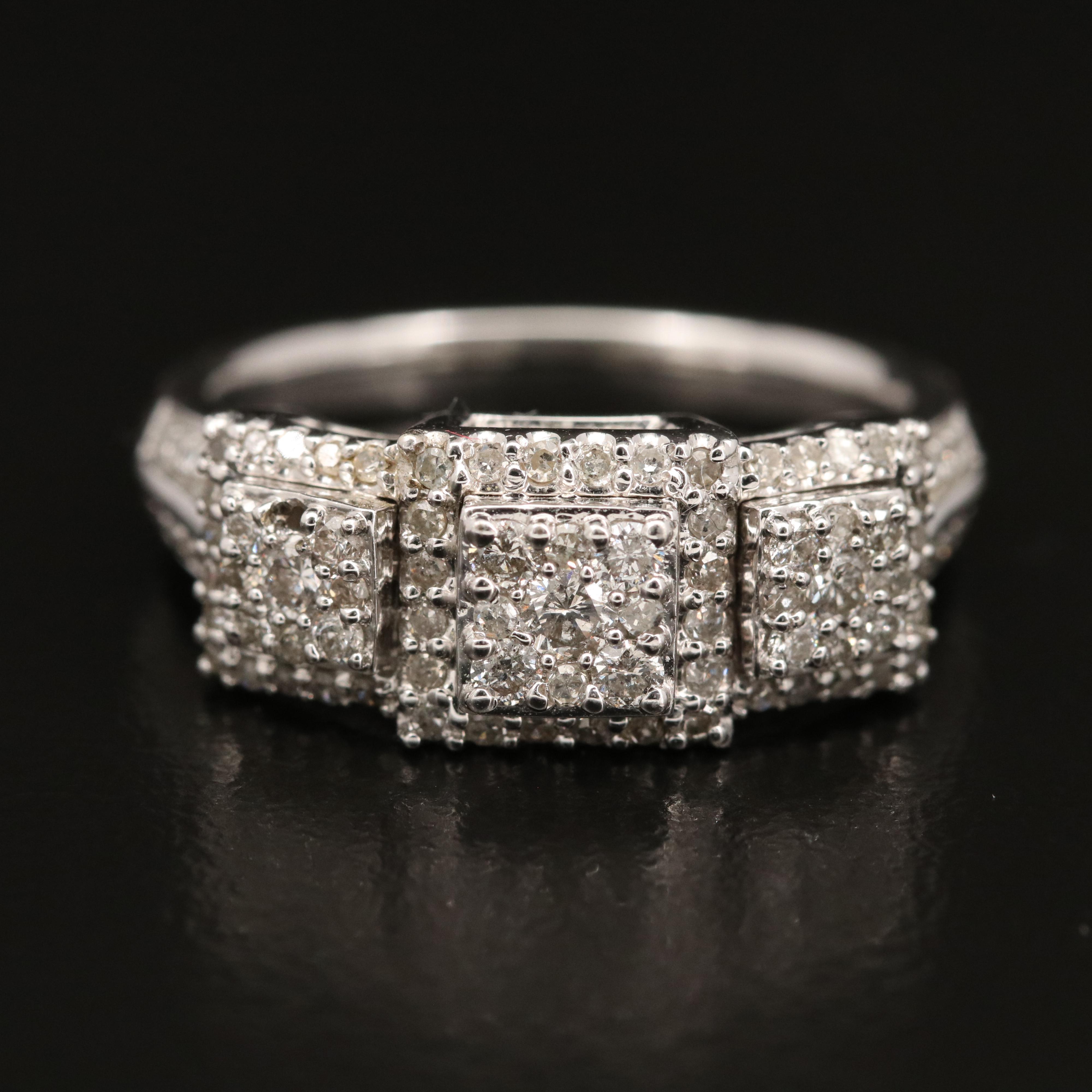 10K Diamond Ring