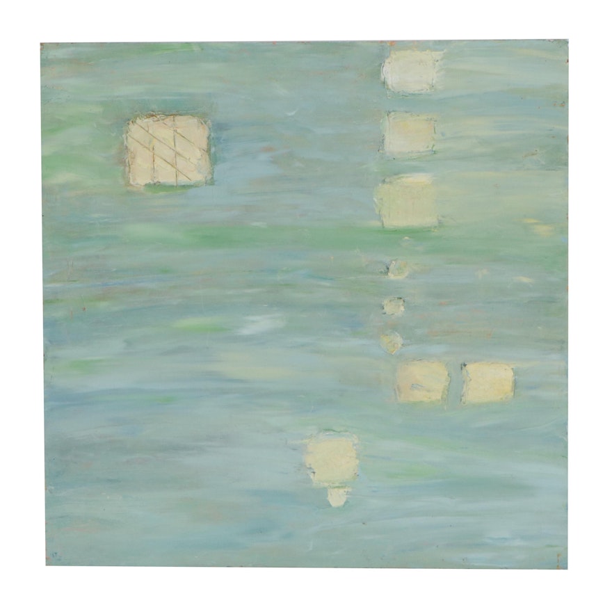 Elaine Neumann Abstract Mixed Media Painting, 2019