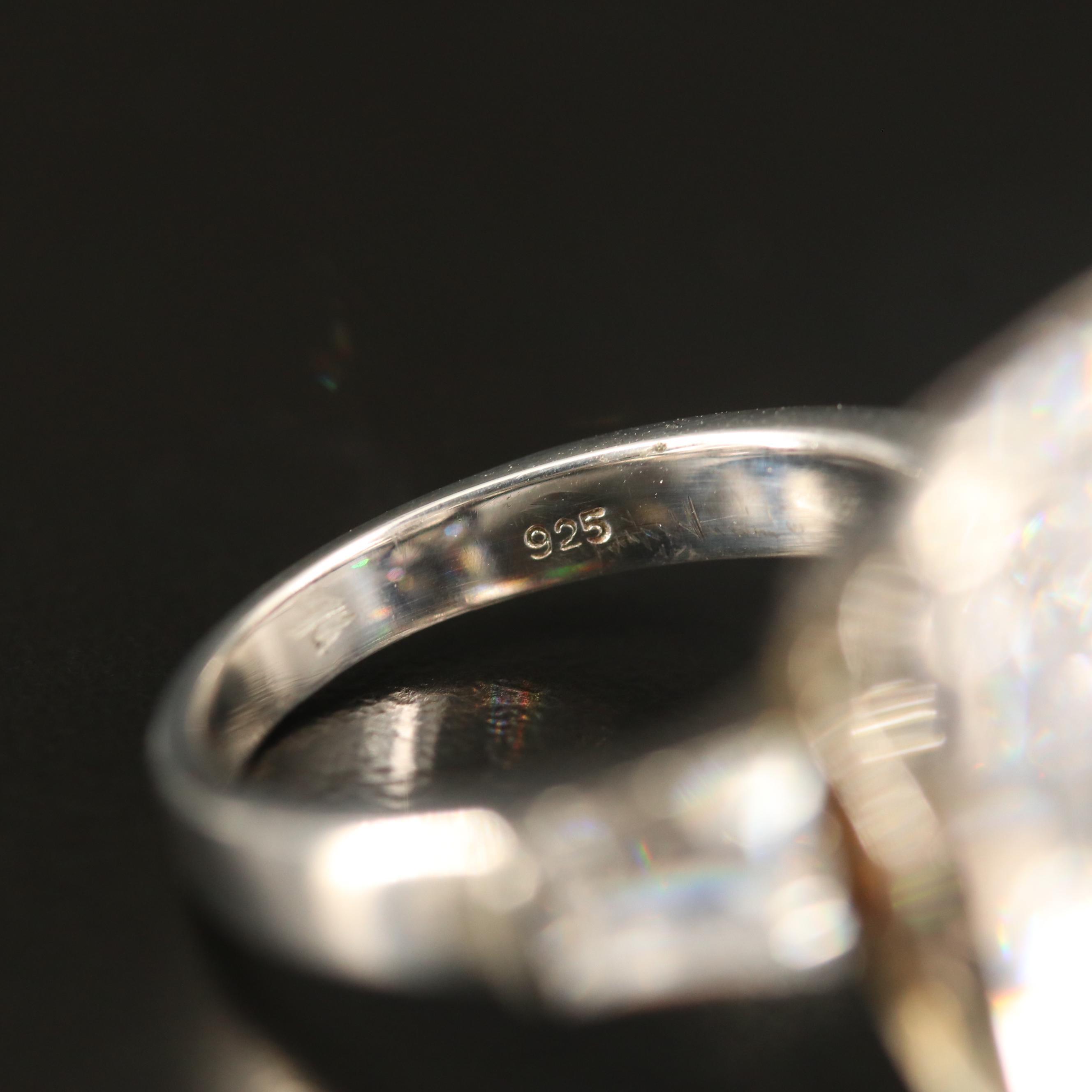 Stauer Sterling Cubic Zirconia Statement Ring