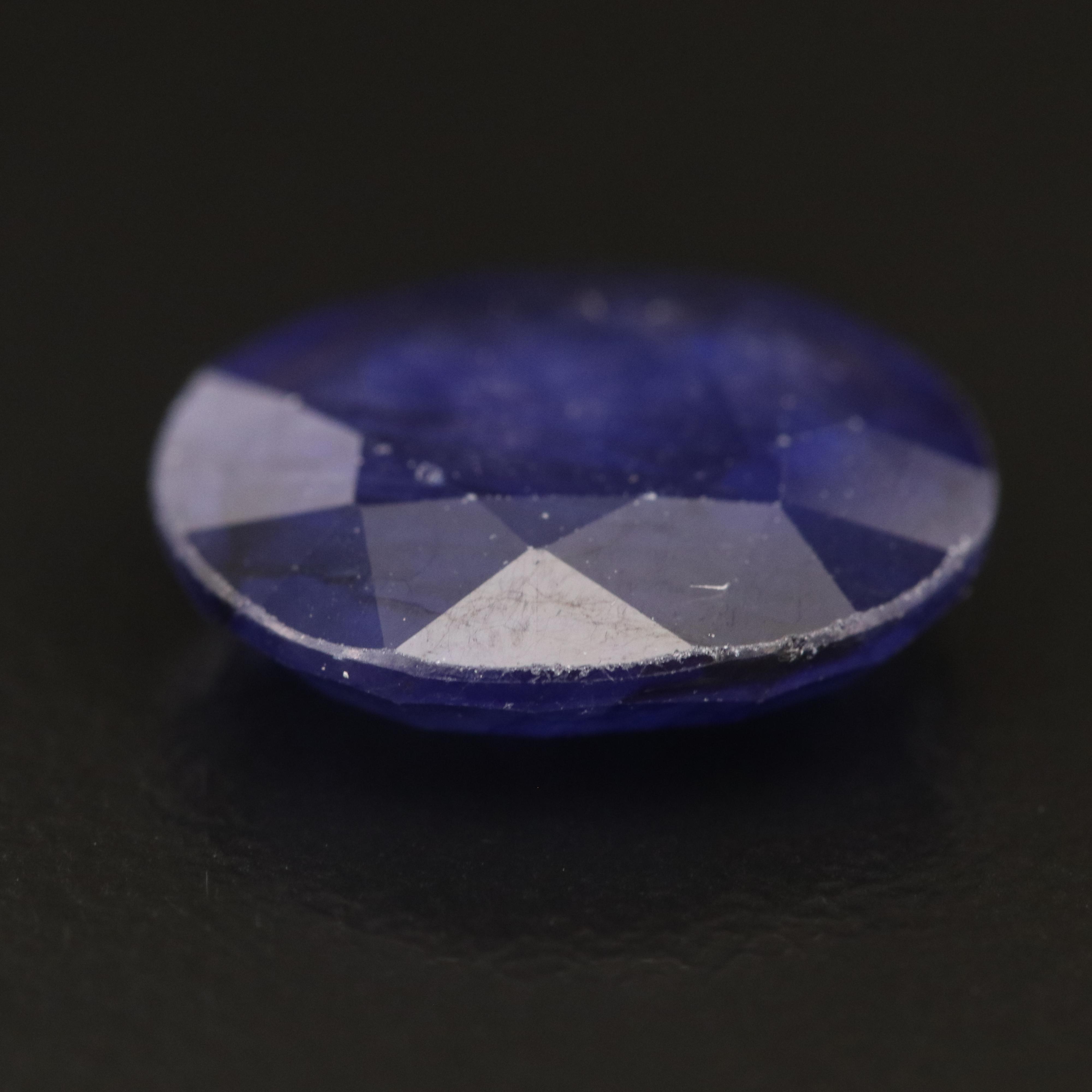 Loose Modified Oval Faceted Corundum