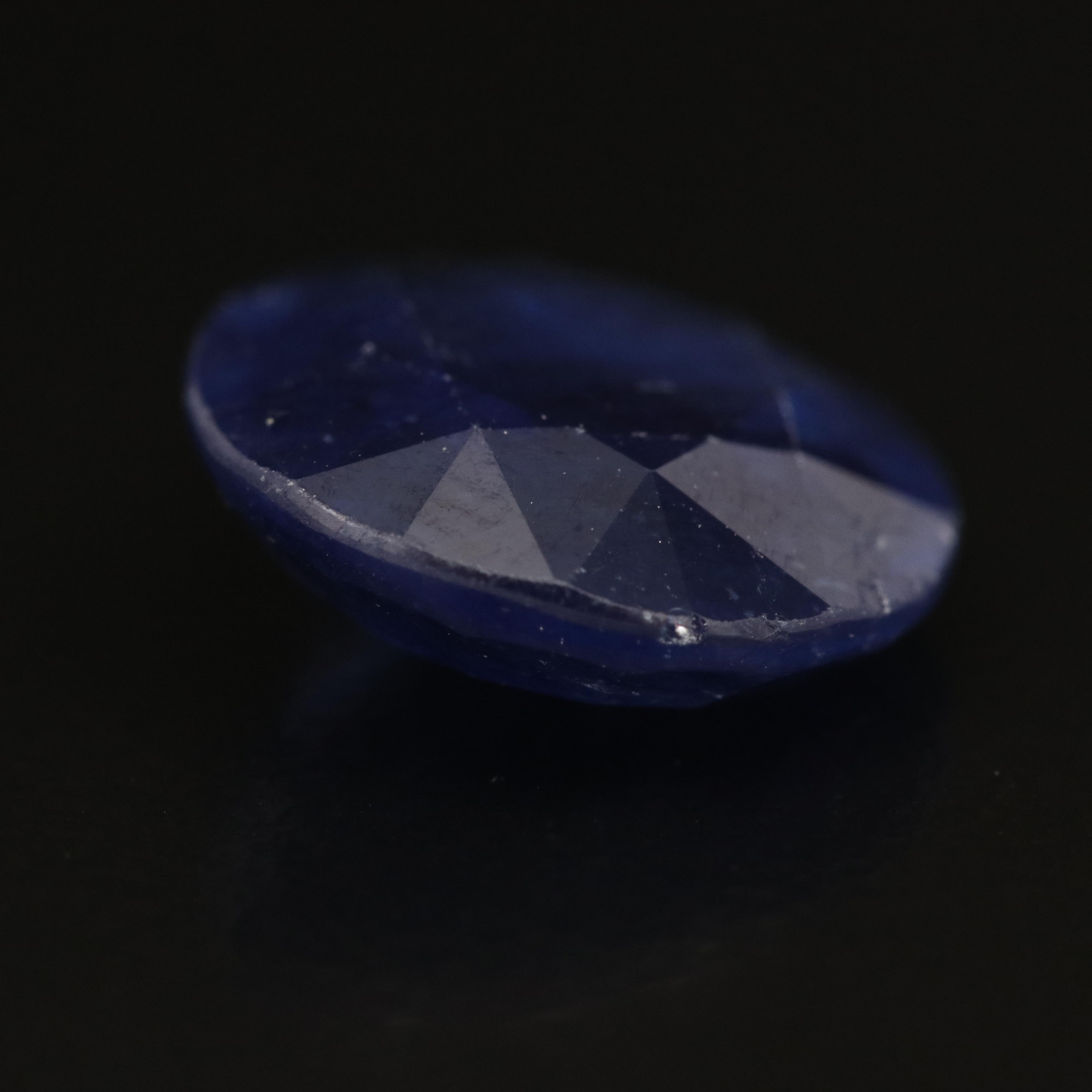 Loose Modified Oval Faceted Corundum