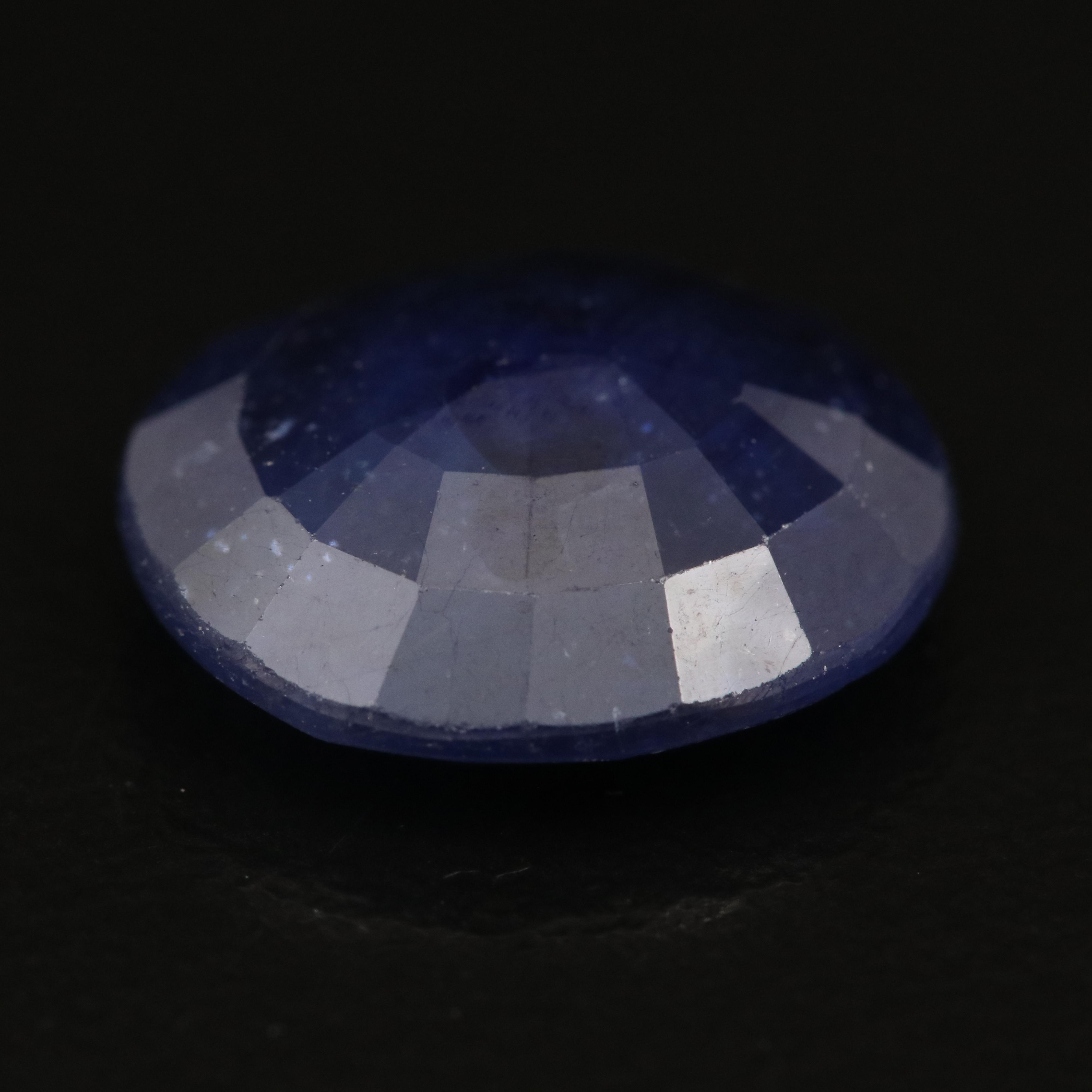 Loose Modified Oval Faceted Corundum
