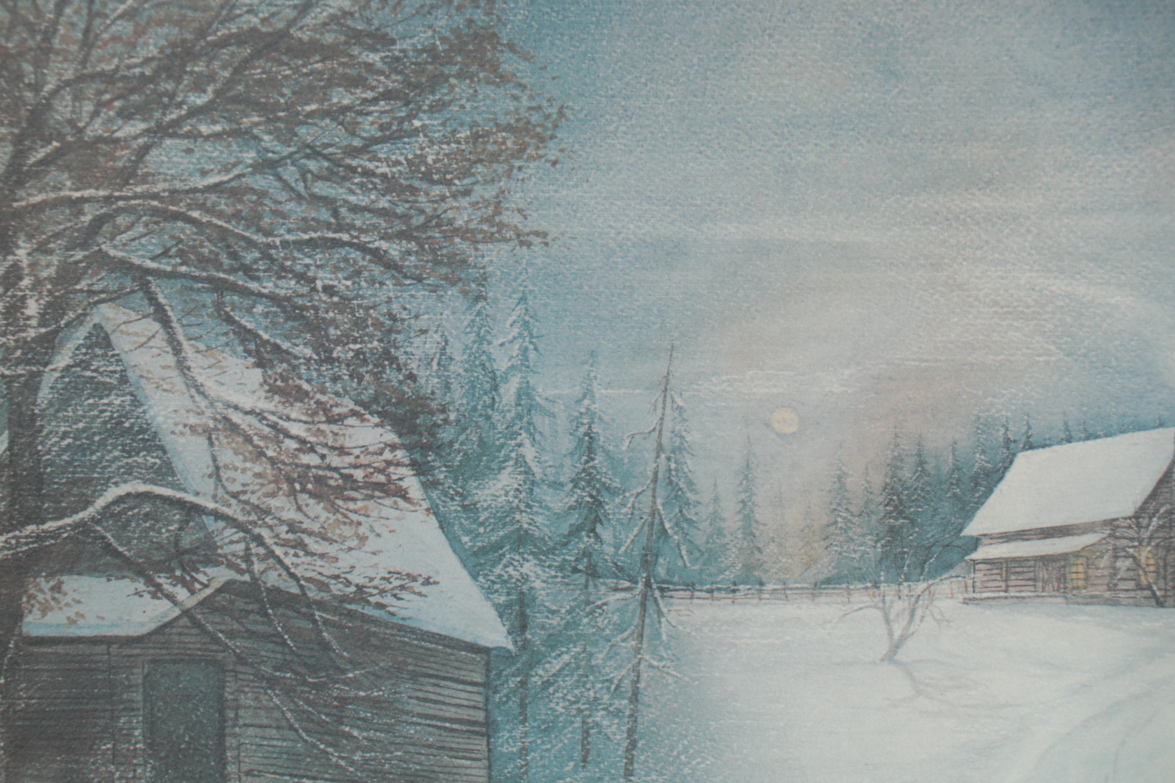 Arnold McDowell Offset Lithograph "Best Friends